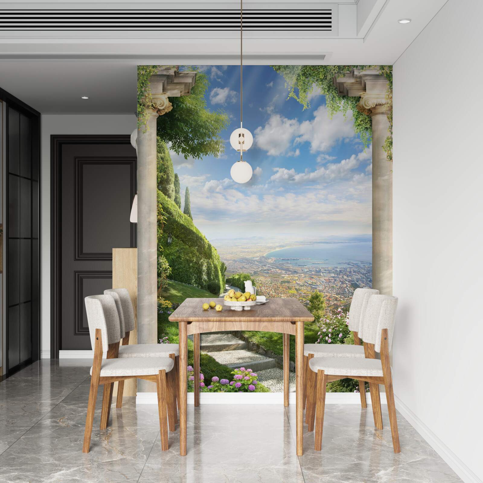 Fototapet peisaj cu vedere la port