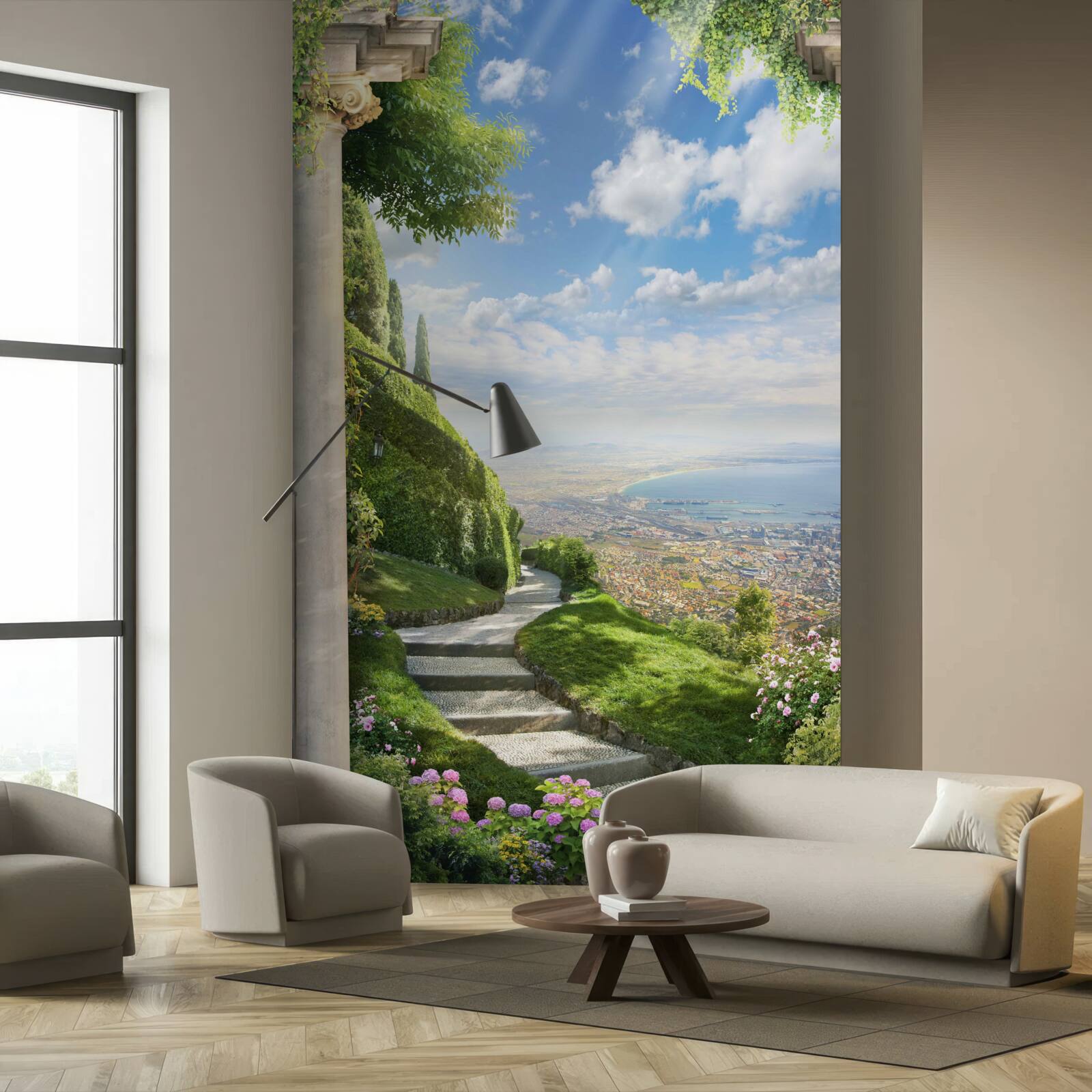 Fototapet peisaj cu vedere la port