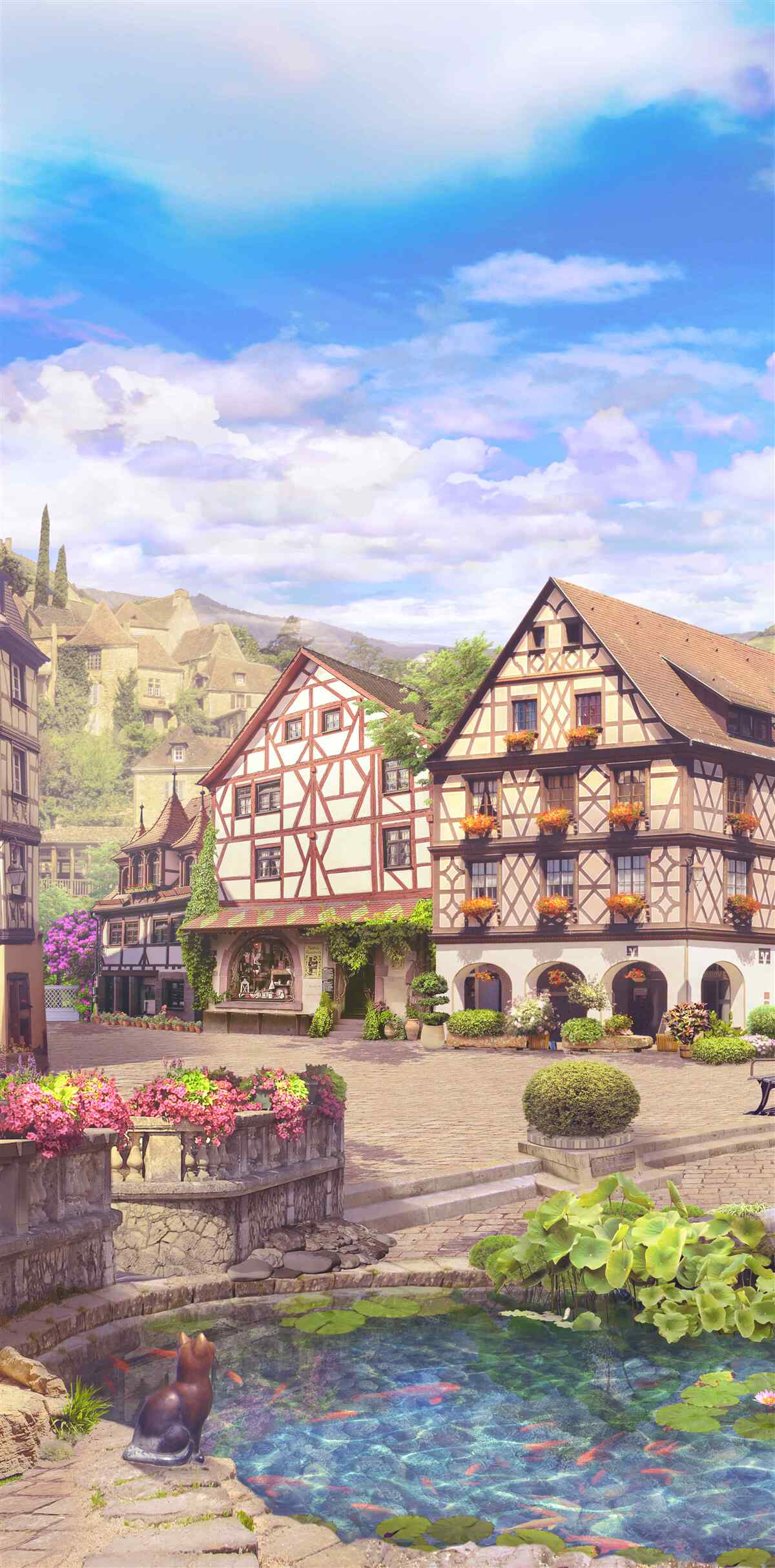 Fototapet vedere frumoasă a orașului