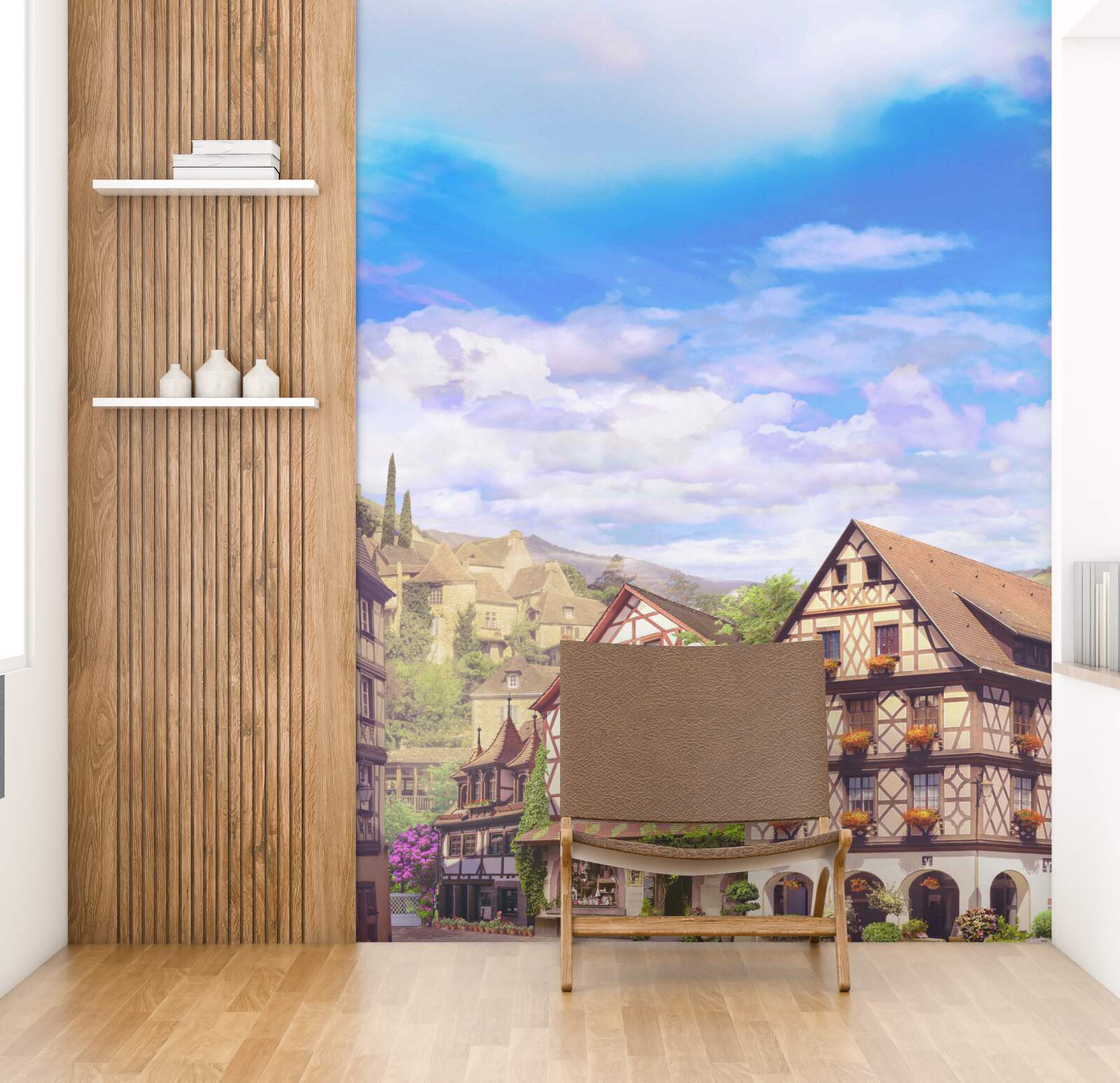 Fototapet vedere frumoasă a orașului