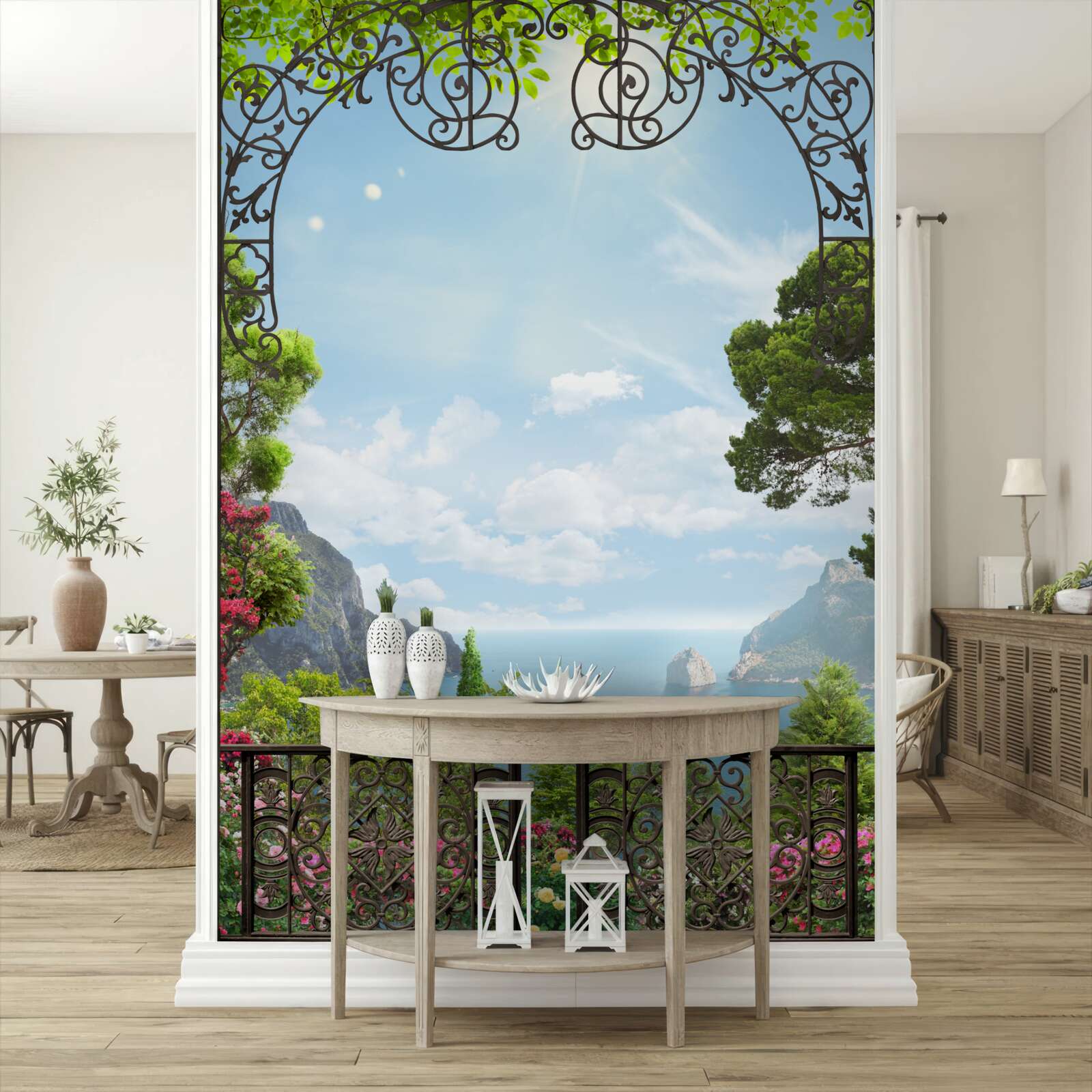 Fototapet peisaj minunat cu mare și stânci