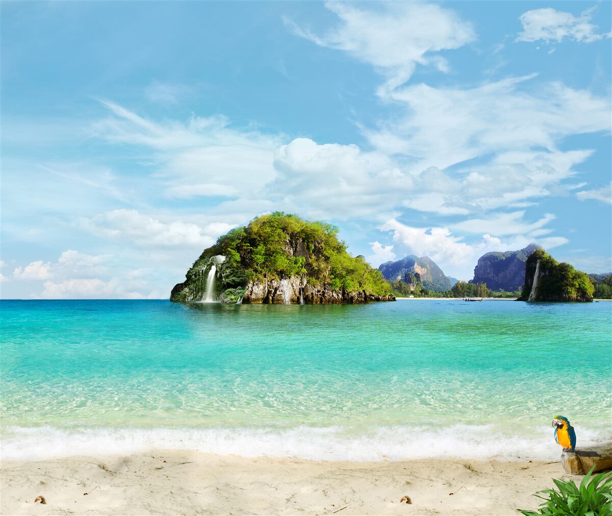 Fototapet peisaj frumos de la mare