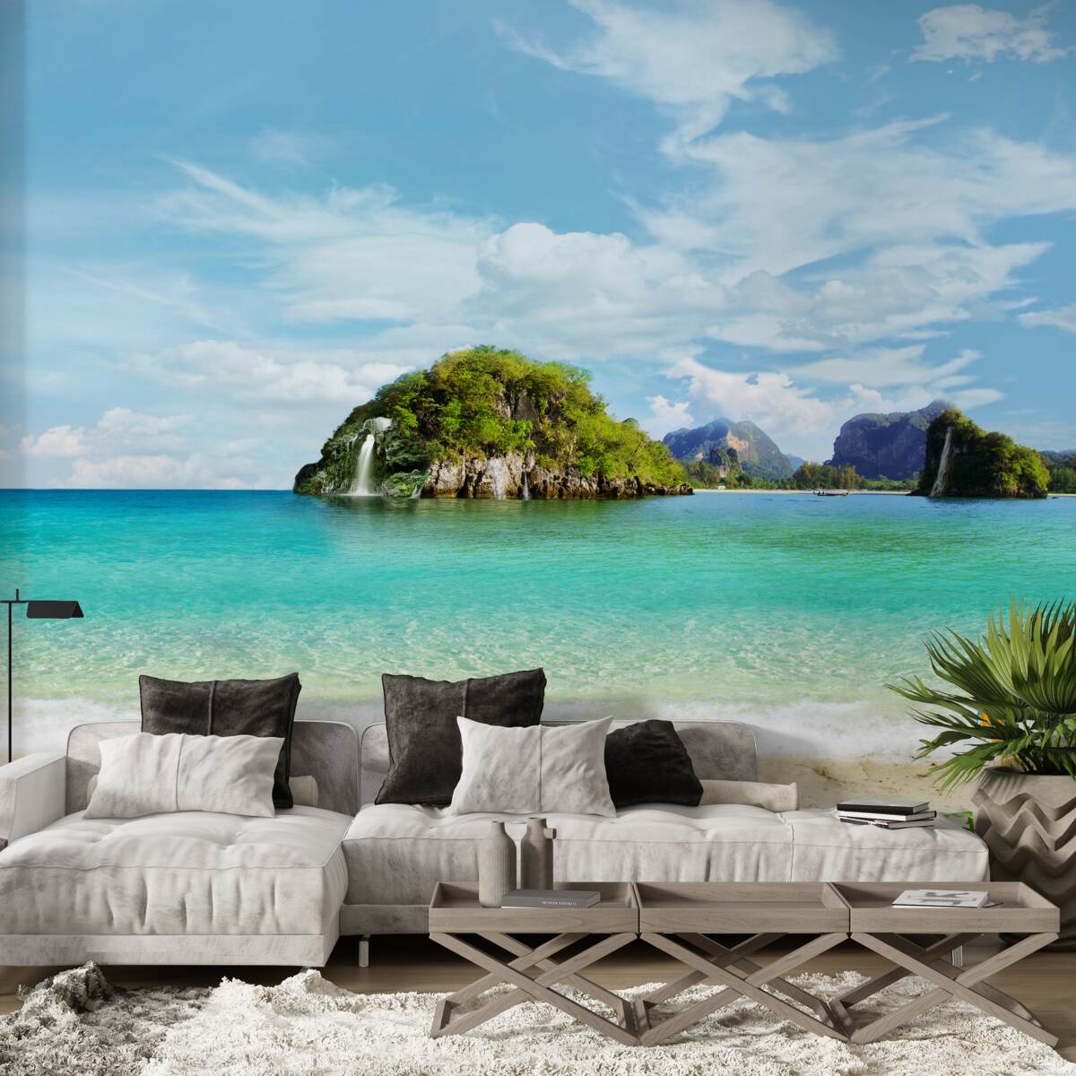 Fototapet peisaj frumos de la mare