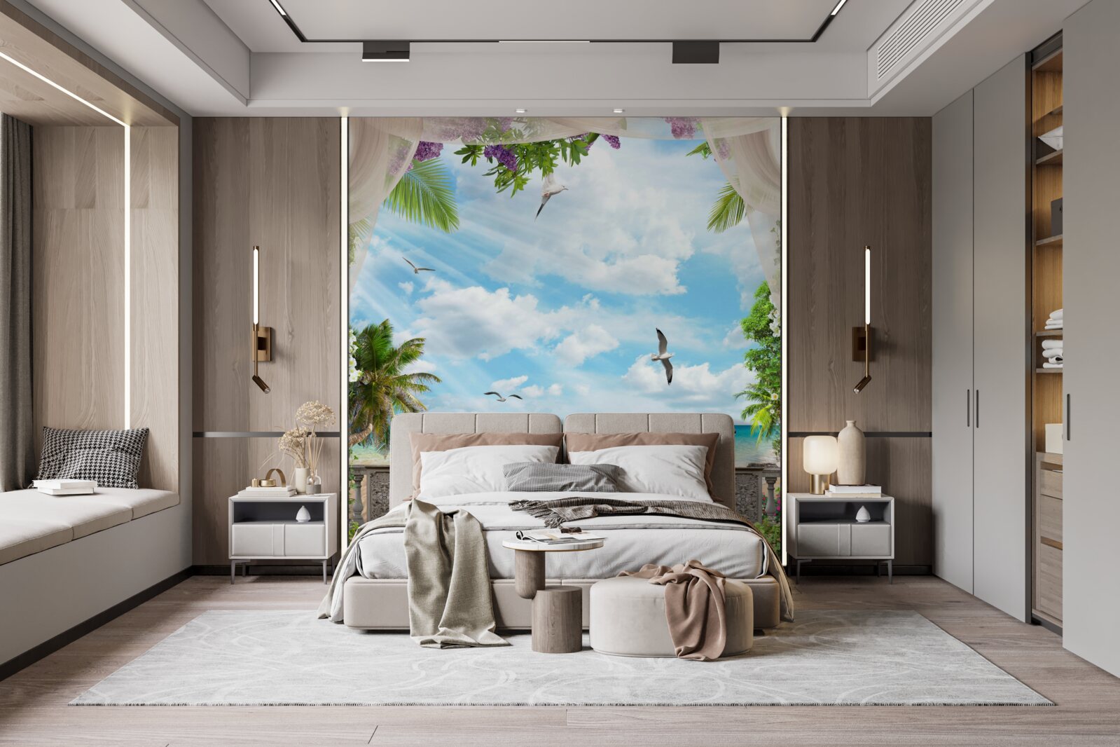 Fototapet terasă cu o priveliște magnifică