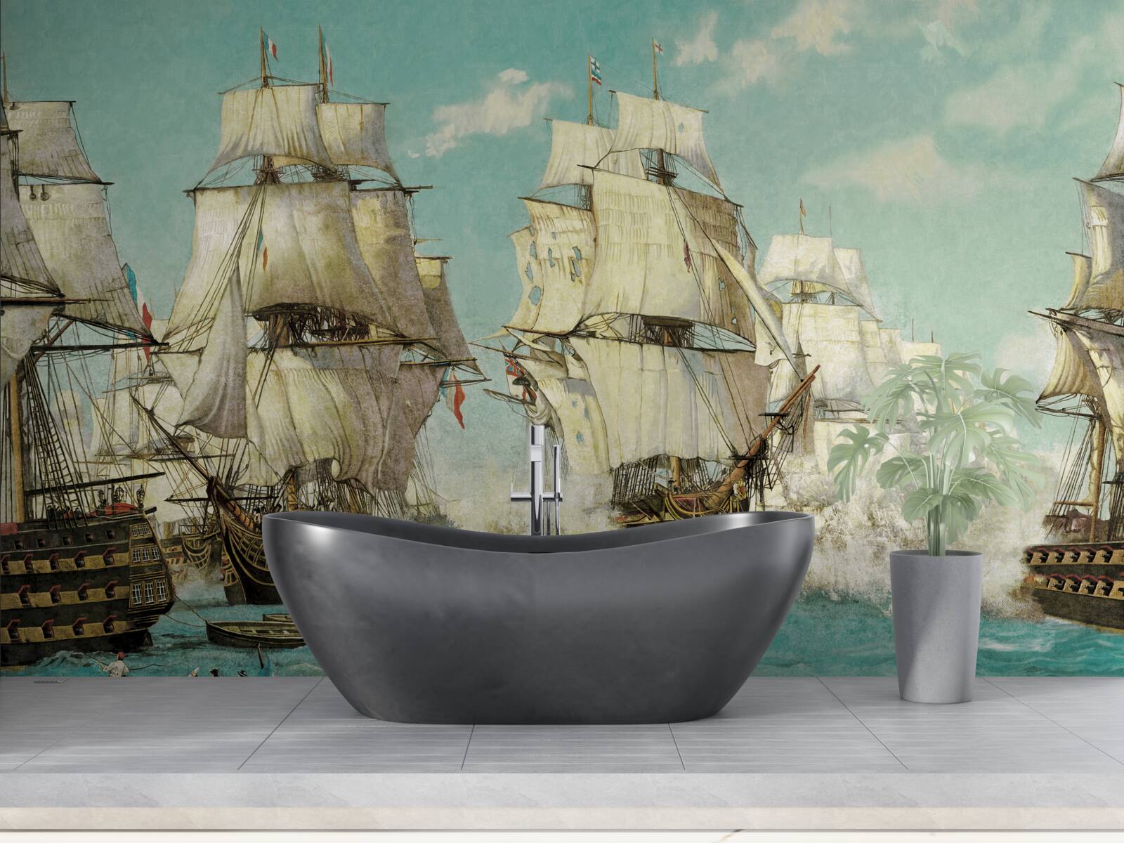 Fototapet nave mari cu pânze