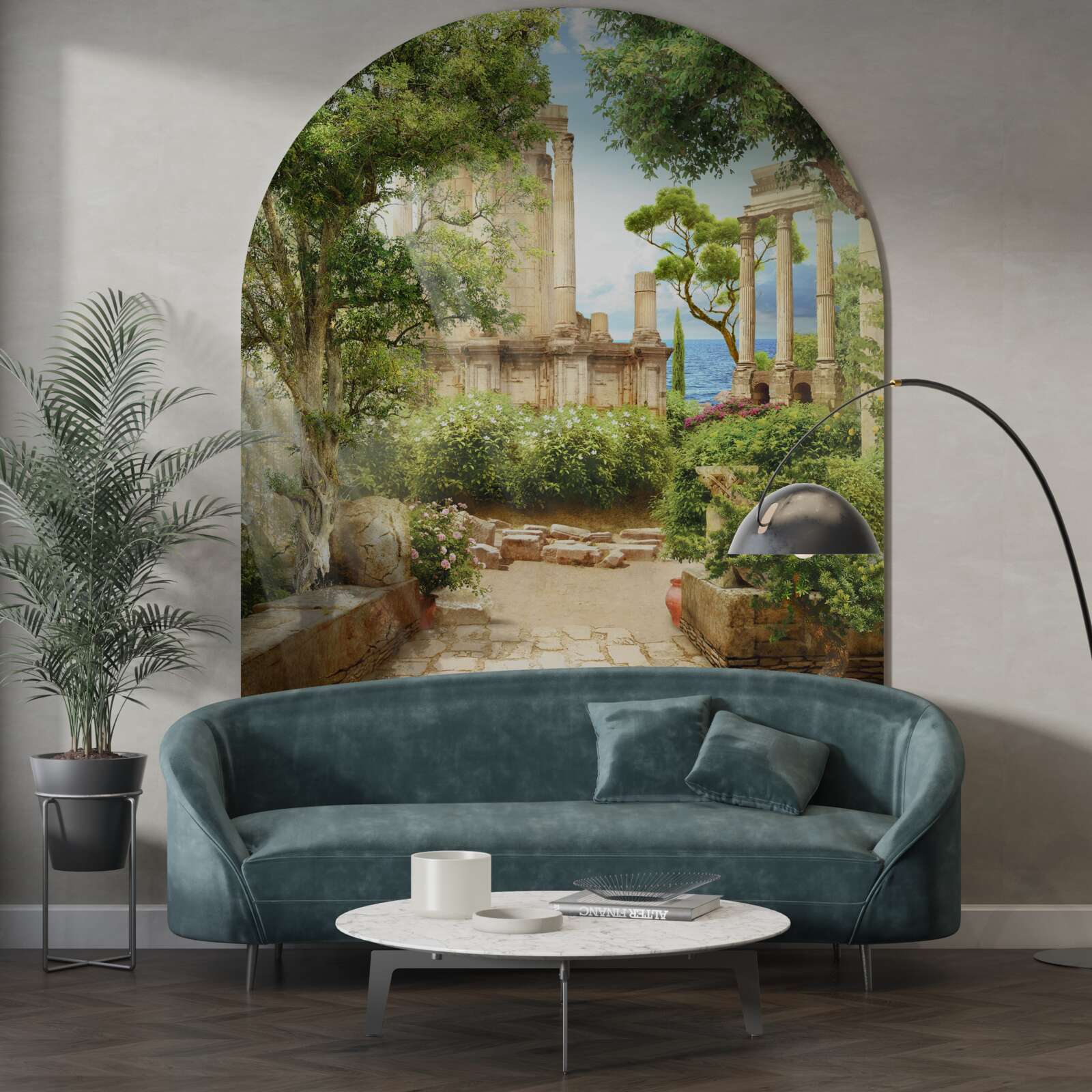 Fototapet grădinile antice ale Mediteranei