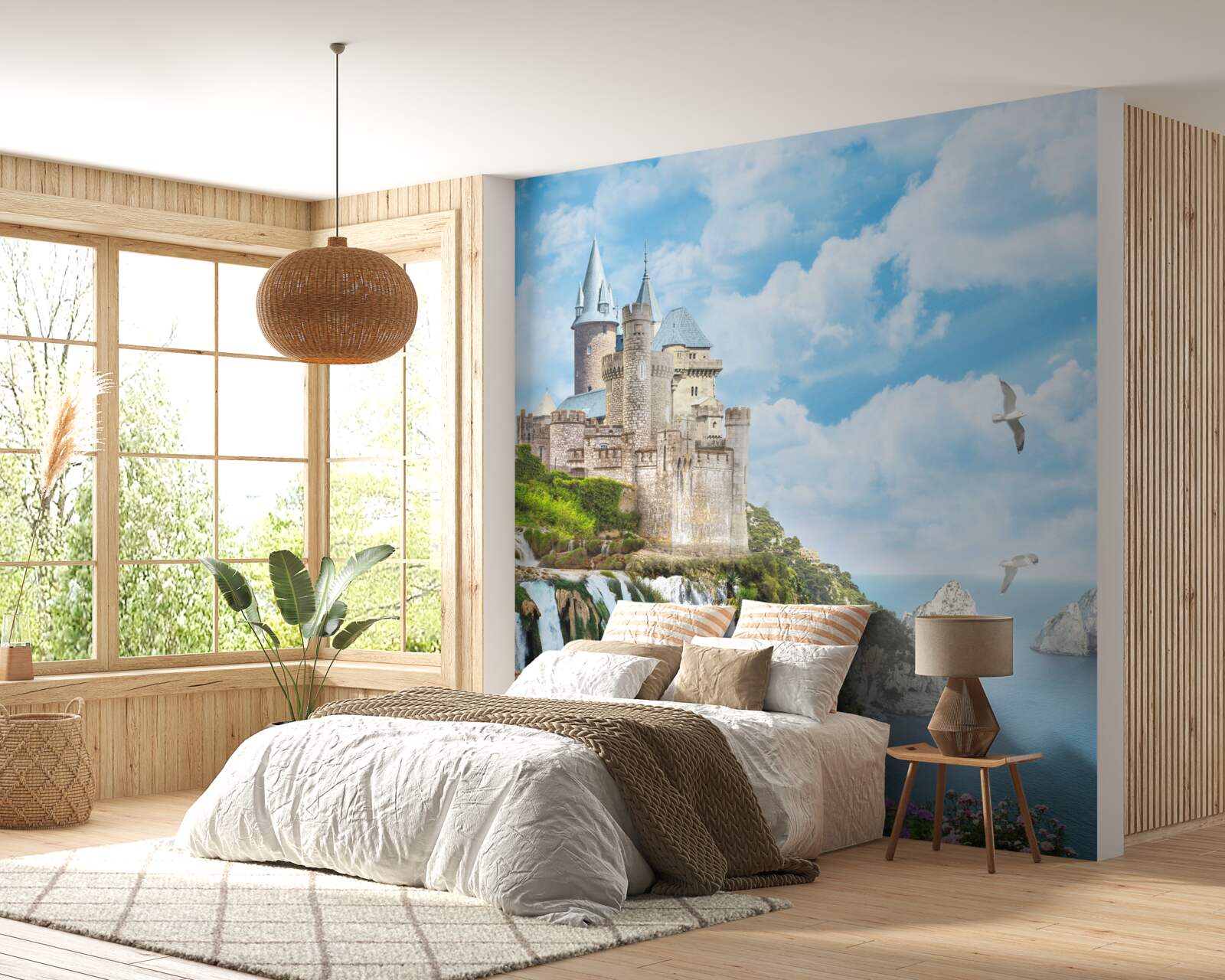 Fototapet palatul magic de pe stâncă