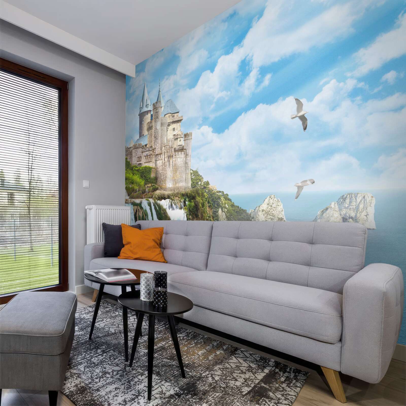 Fototapet palatul magic de pe stâncă