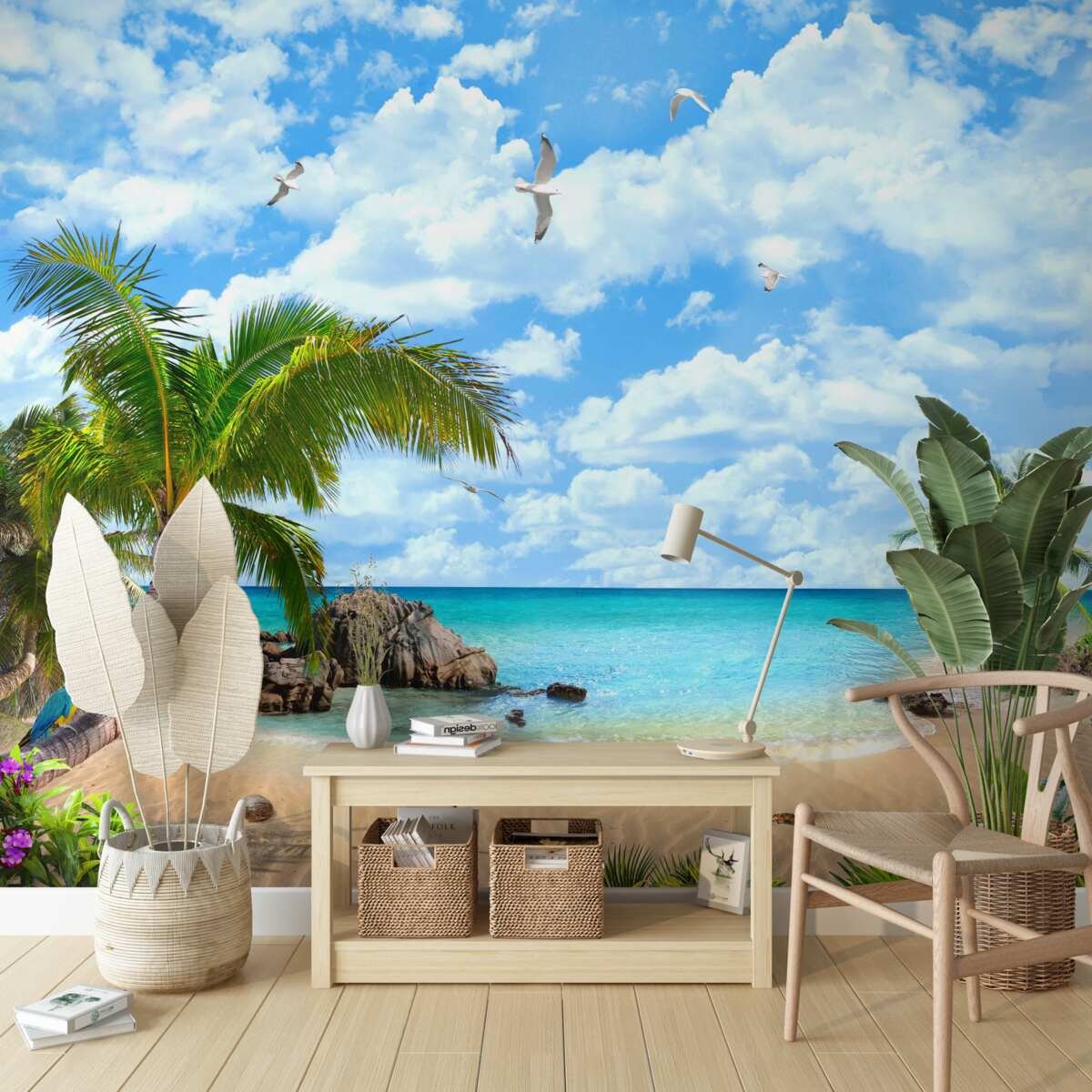 Fototapet colț exotic