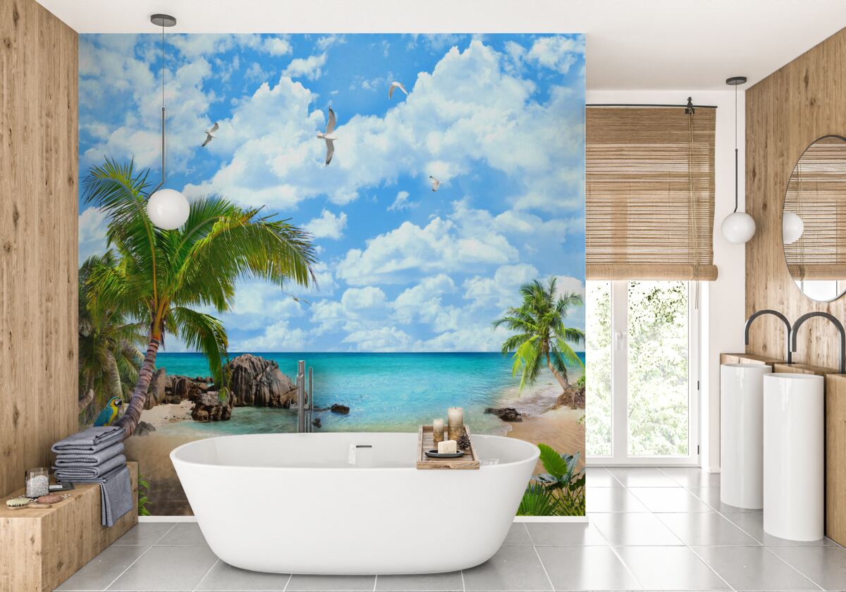 Fototapet colț exotic