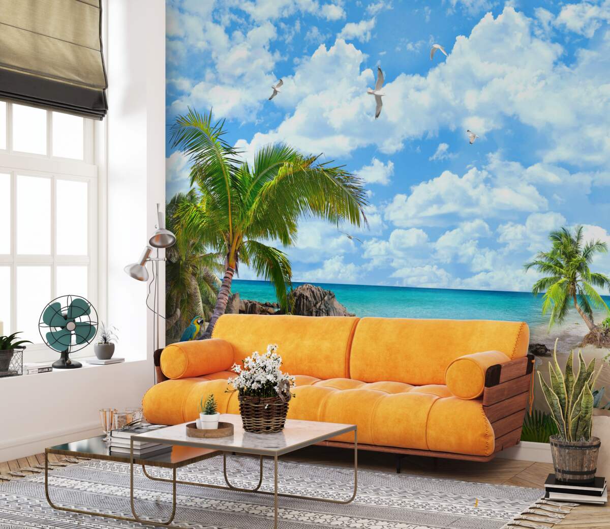 Fototapet colț exotic