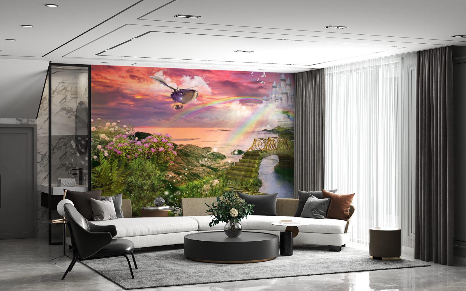 Fototapet o lume fantastică de basm