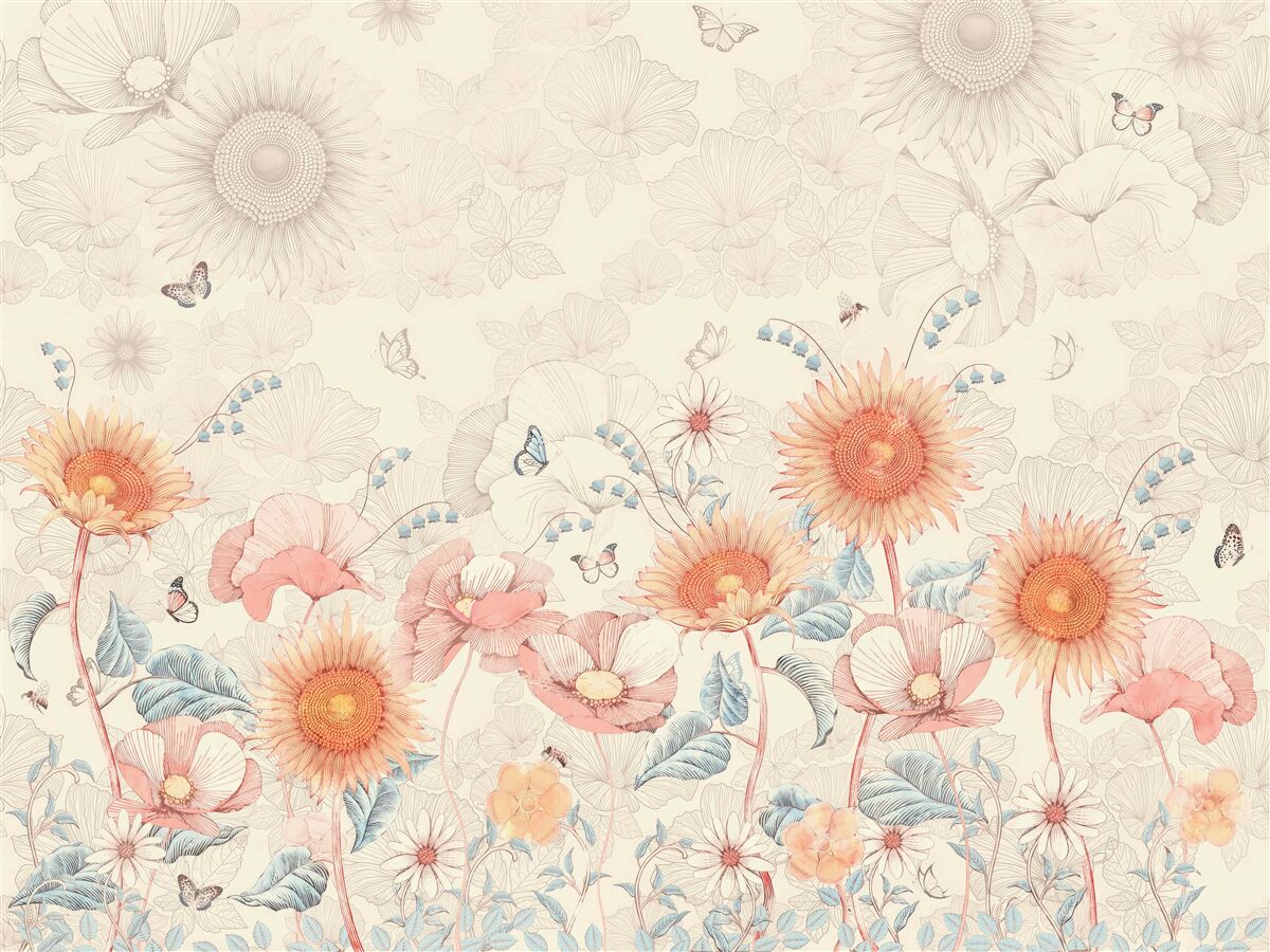 Fototapet diverse flori exotice