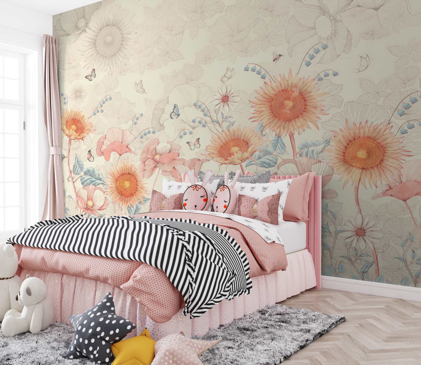 Fototapet diverse flori exotice