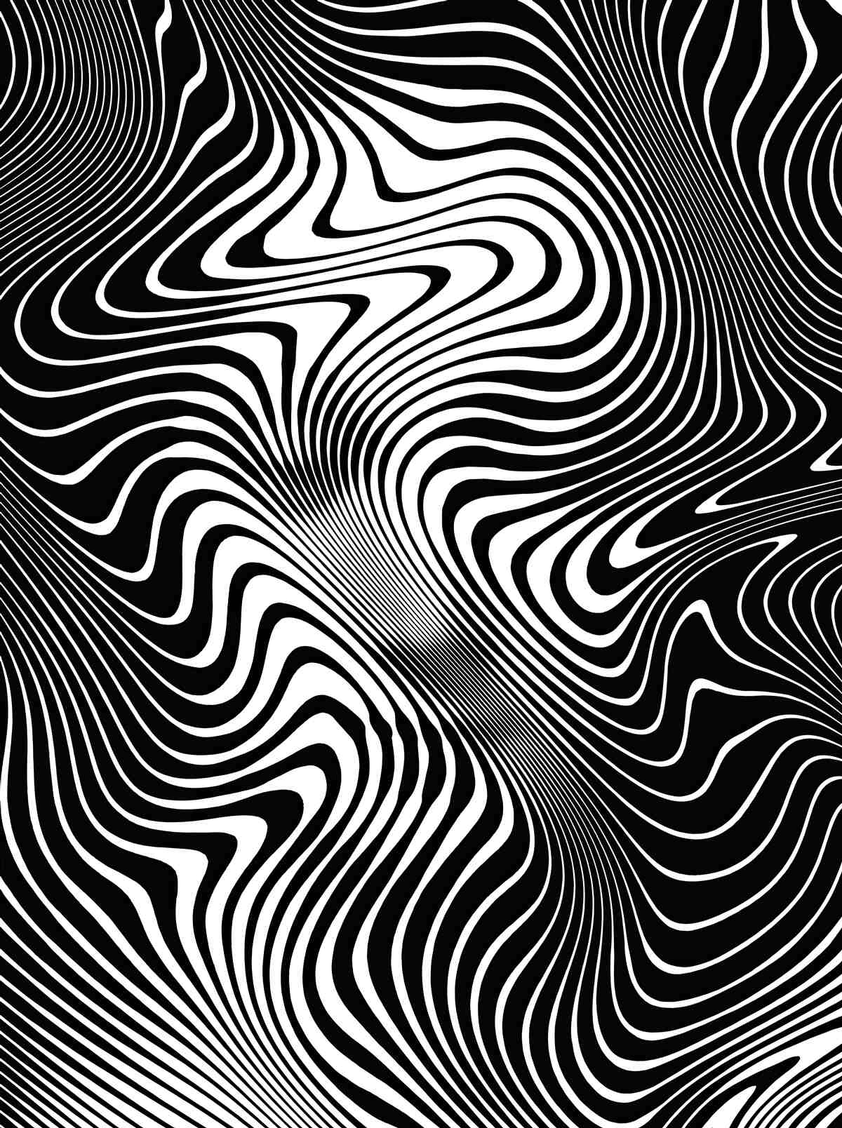 Fototapet imaginea unei fete cu contururi abstracte