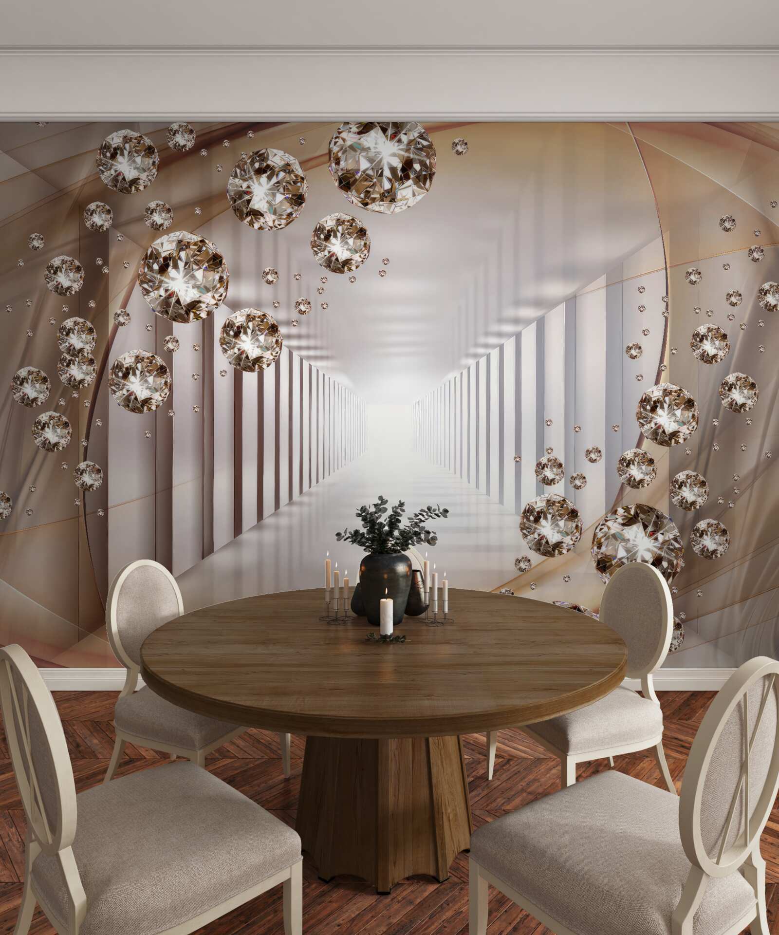 Fototapet bijuterii în fundalul pasajului