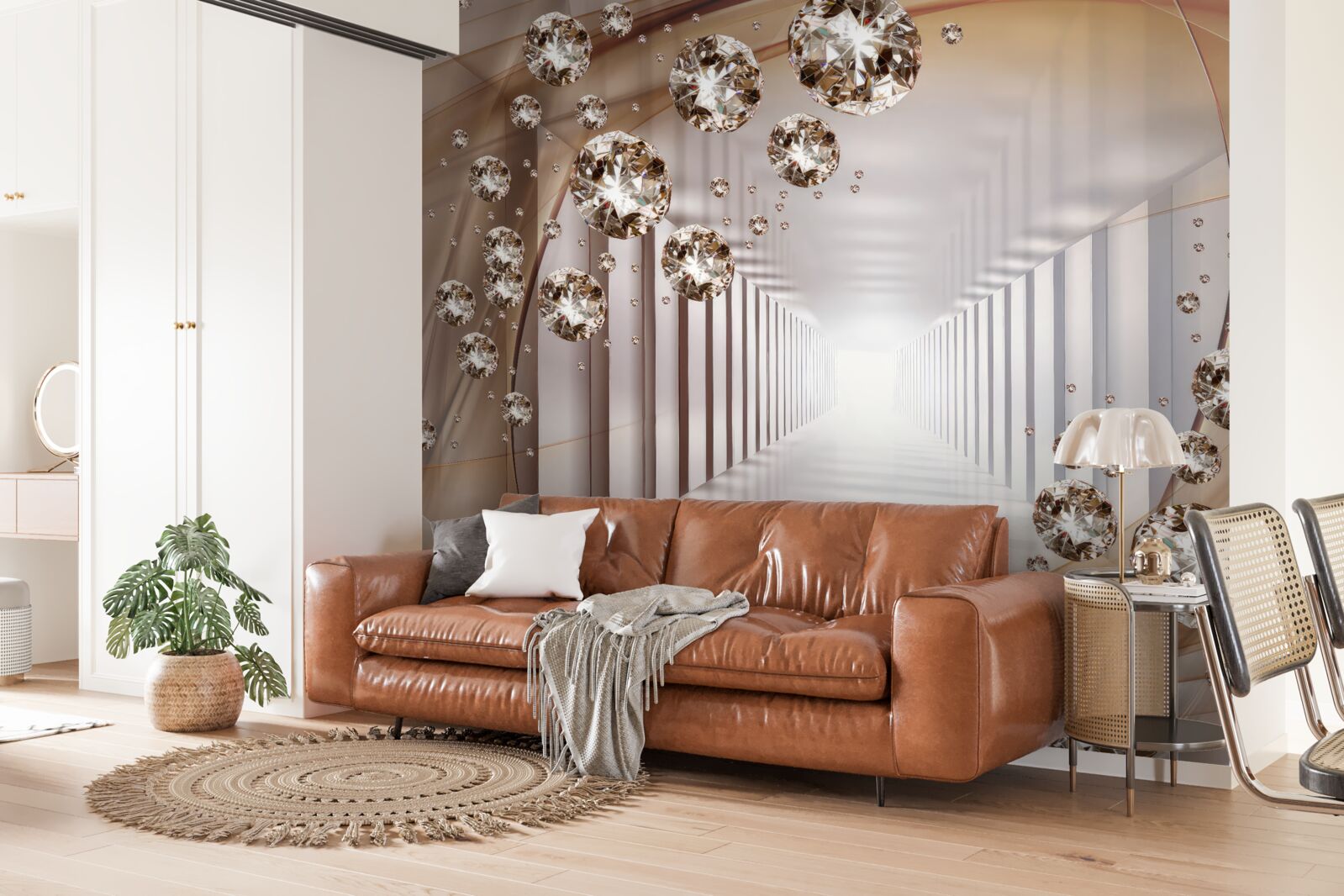 Fototapet bijuterii în fundalul pasajului