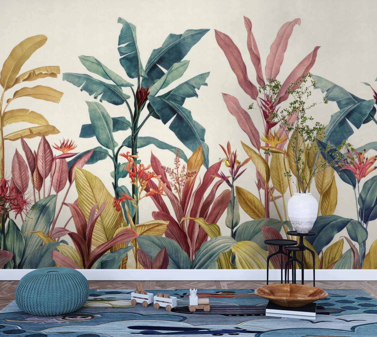 Fototapet plante de diferite forme și nuanțe