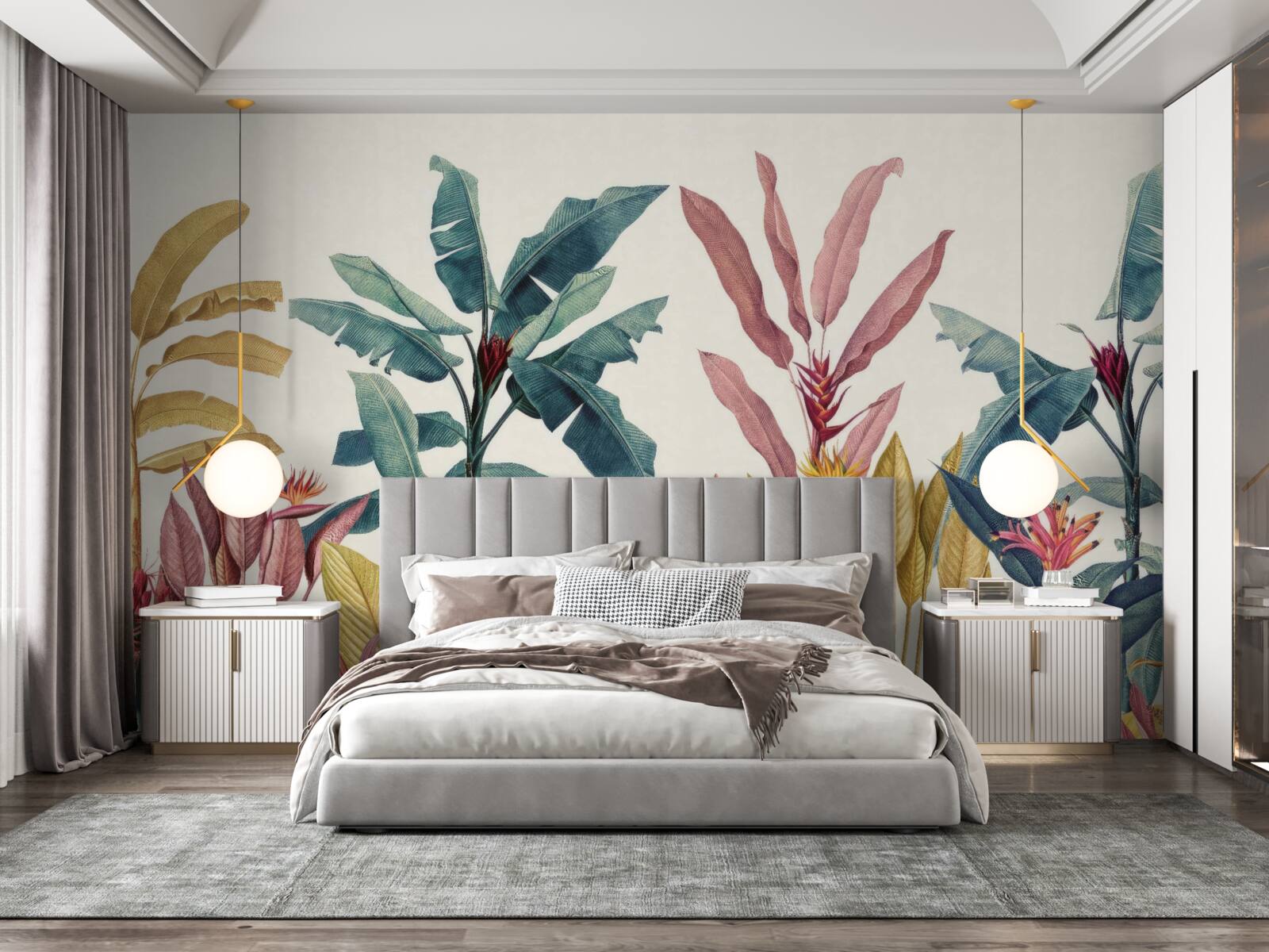 Fototapet plante de diferite forme și nuanțe