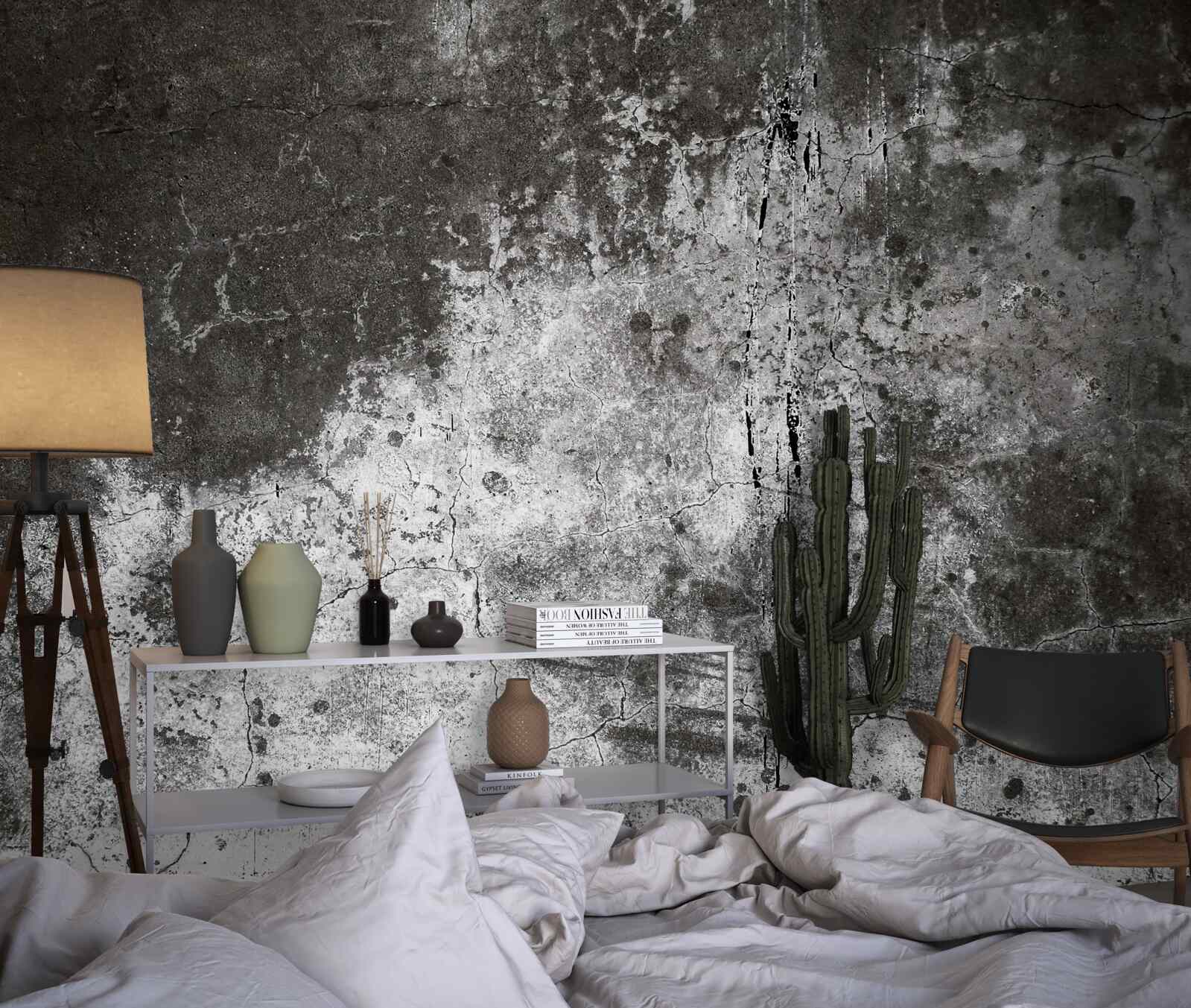Fototapet perete gri vechi