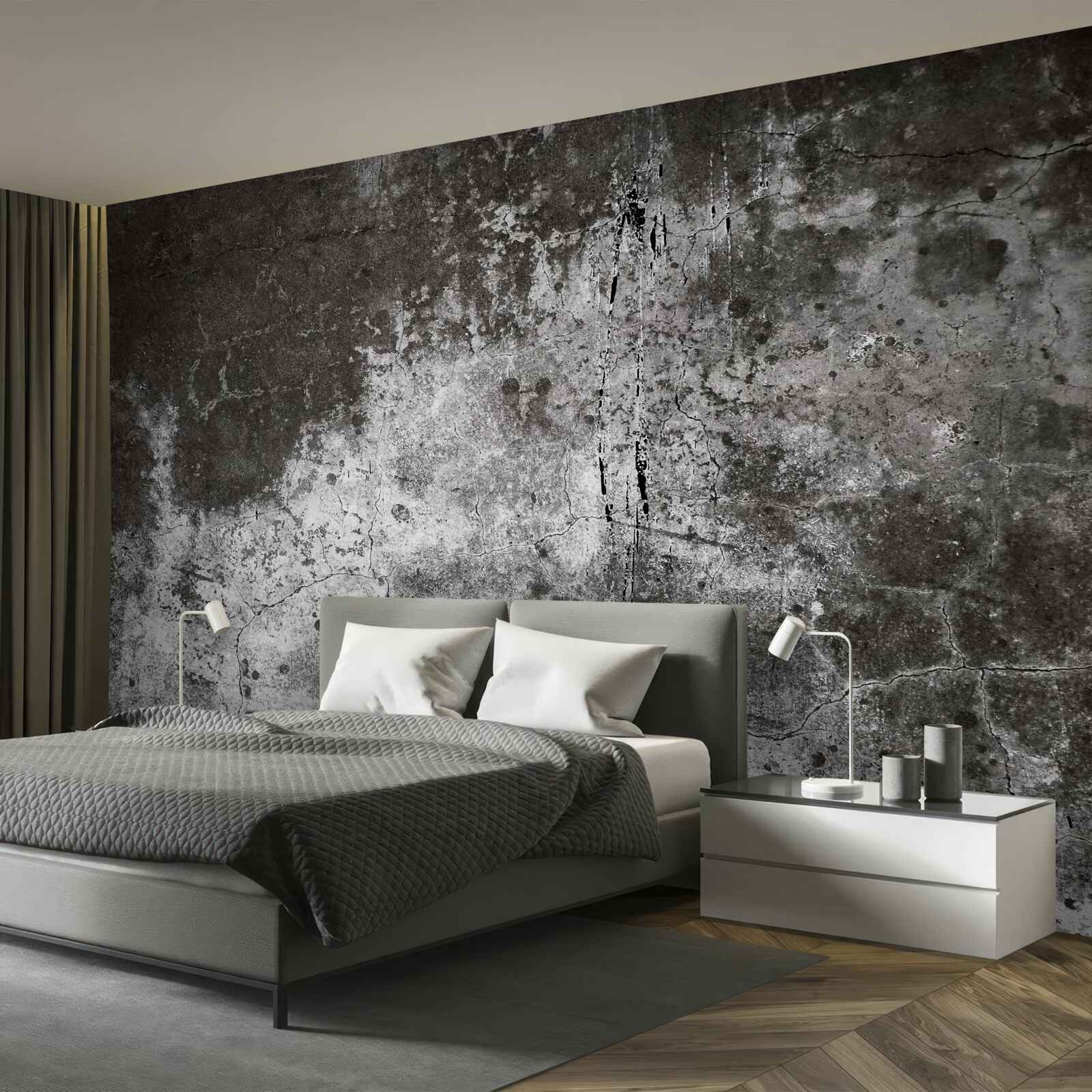 Fototapet perete gri vechi