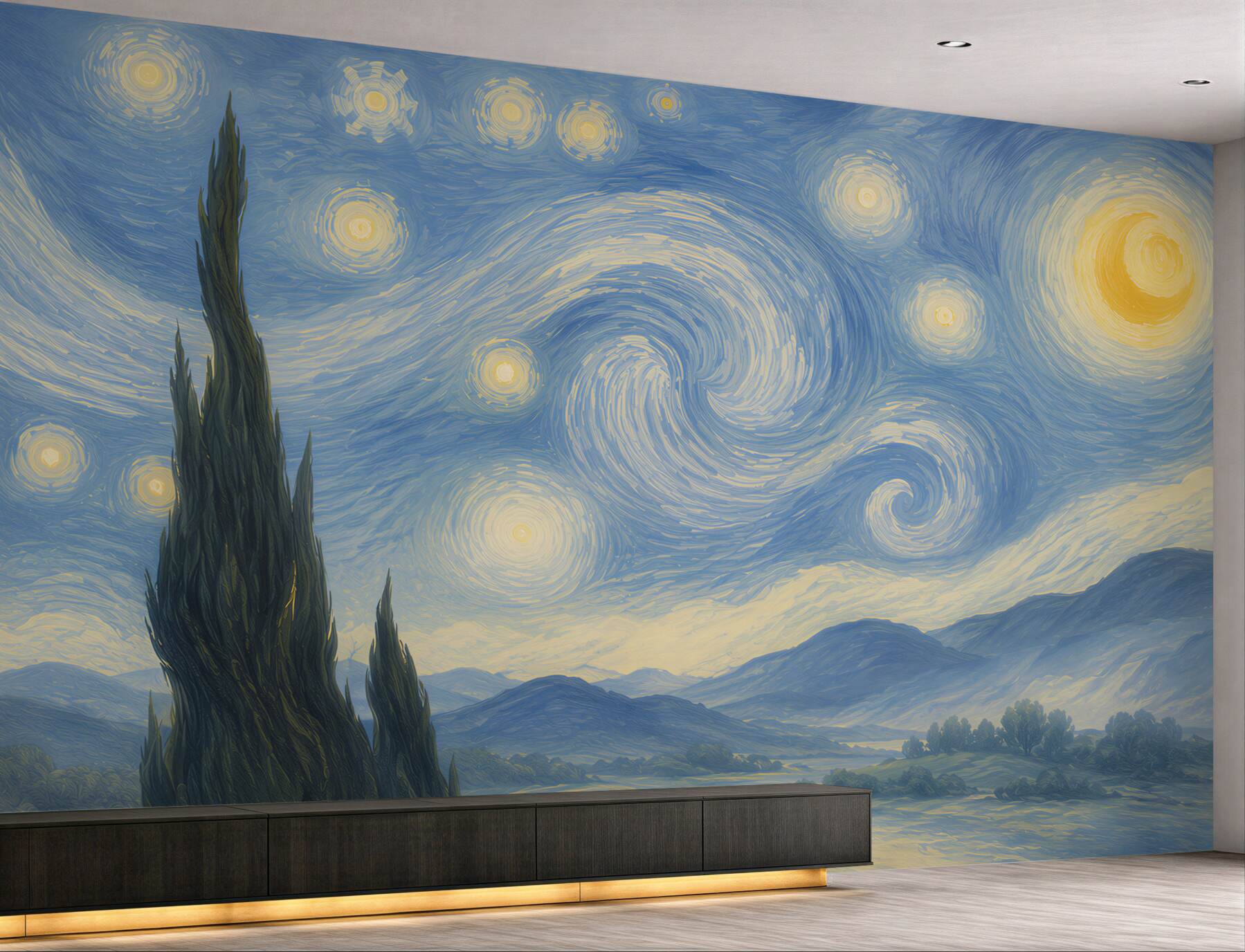 Fototapeta płótno namalowane przez van gogha