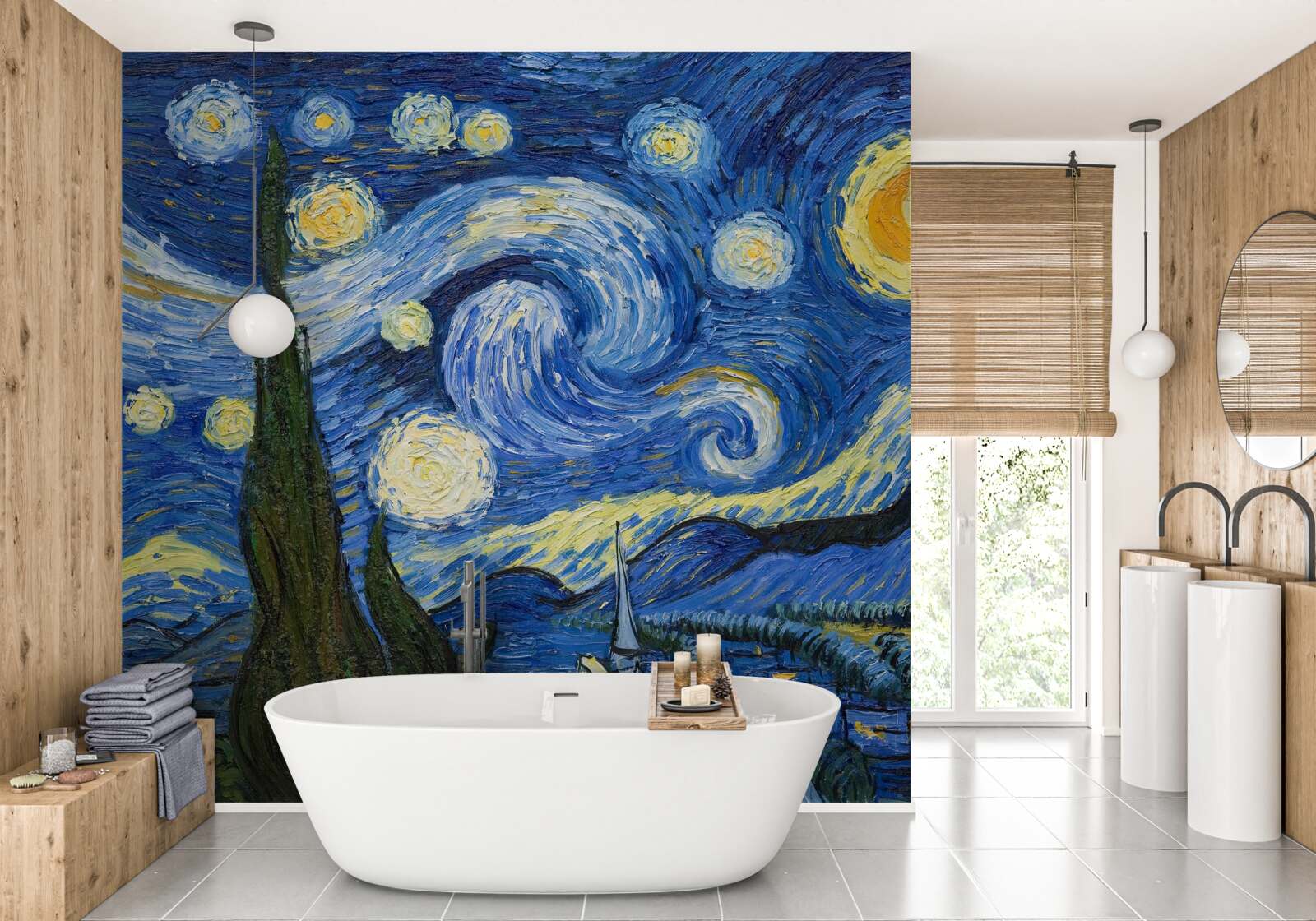 Fototapet pânză pictată de van gogh