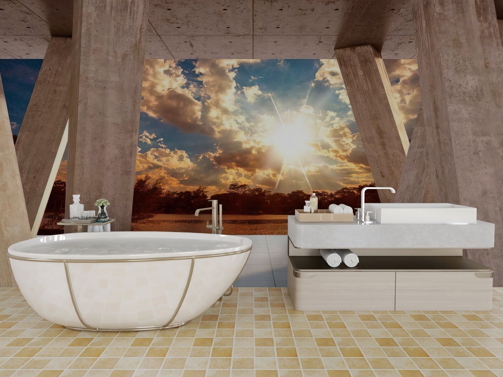 Fototapet componente mari de construcție