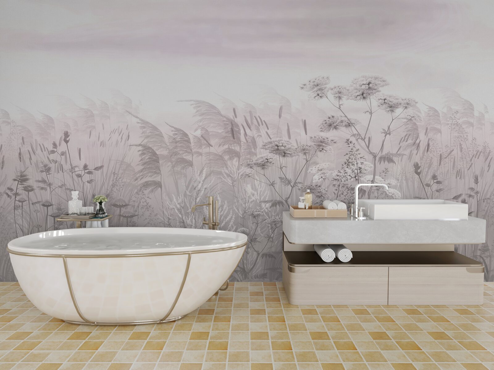 Fototapet diversitatea florei