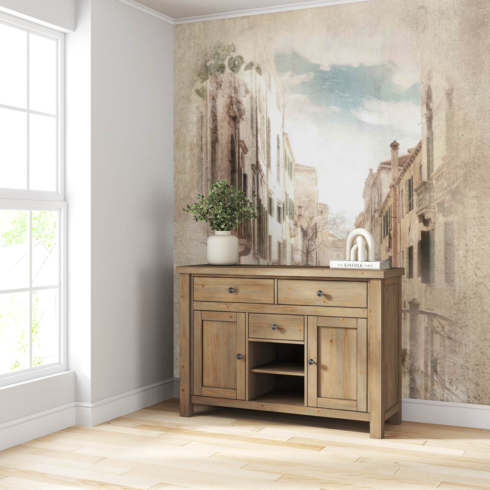 Fototapet panorama de la balcon