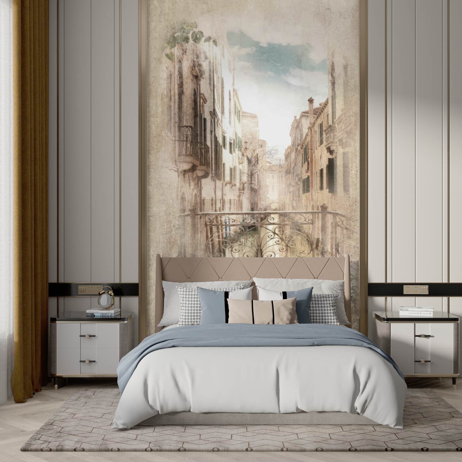 Fototapet panorama de la balcon