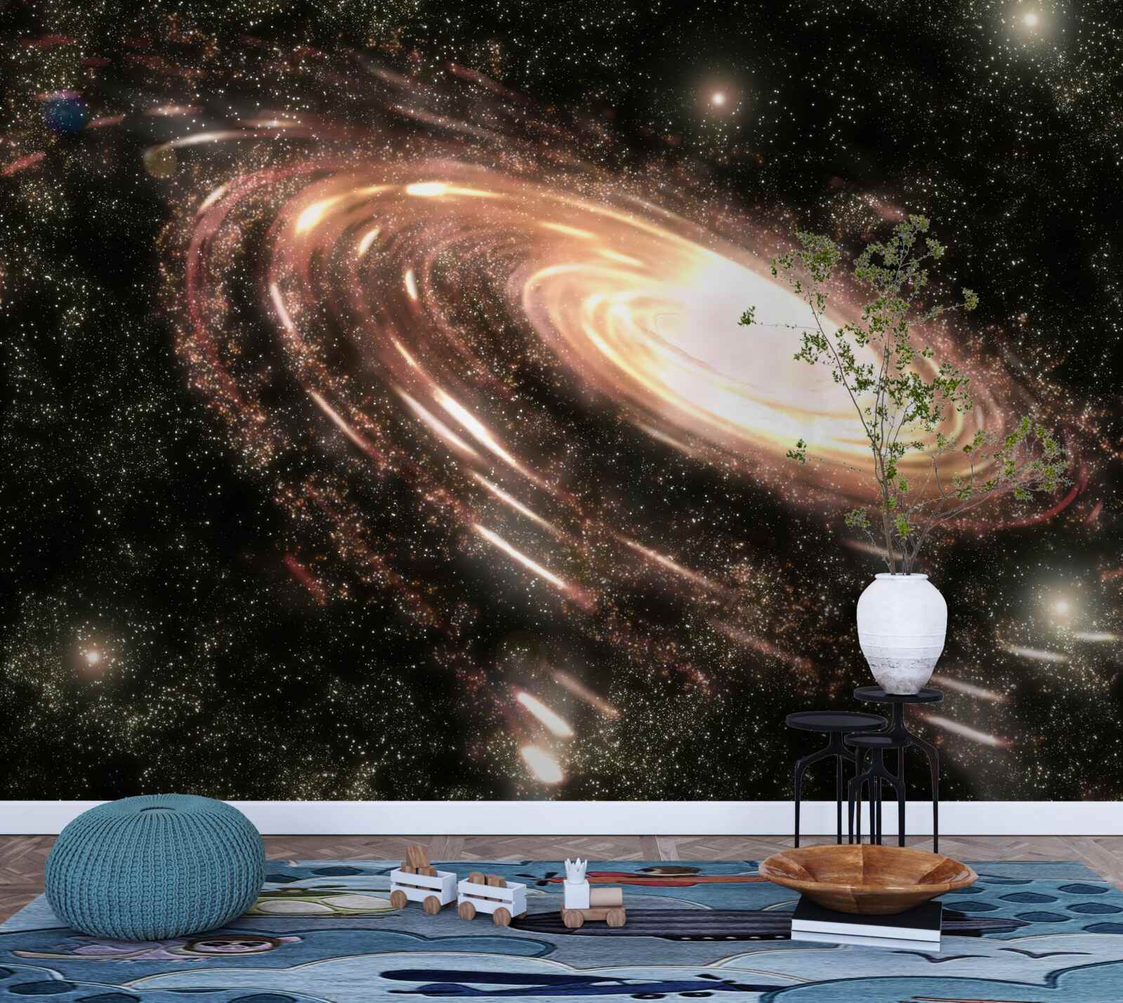 Fototapet galaxie în spațiu