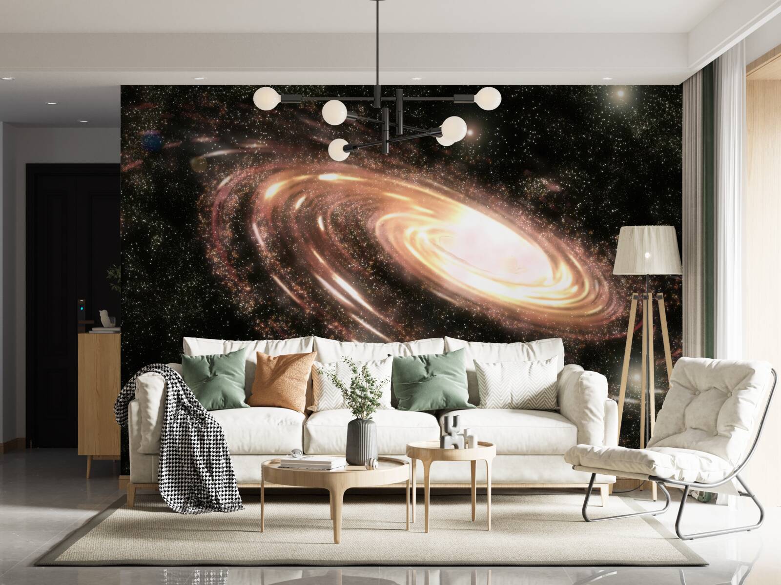 Fototapet galaxie în spațiu