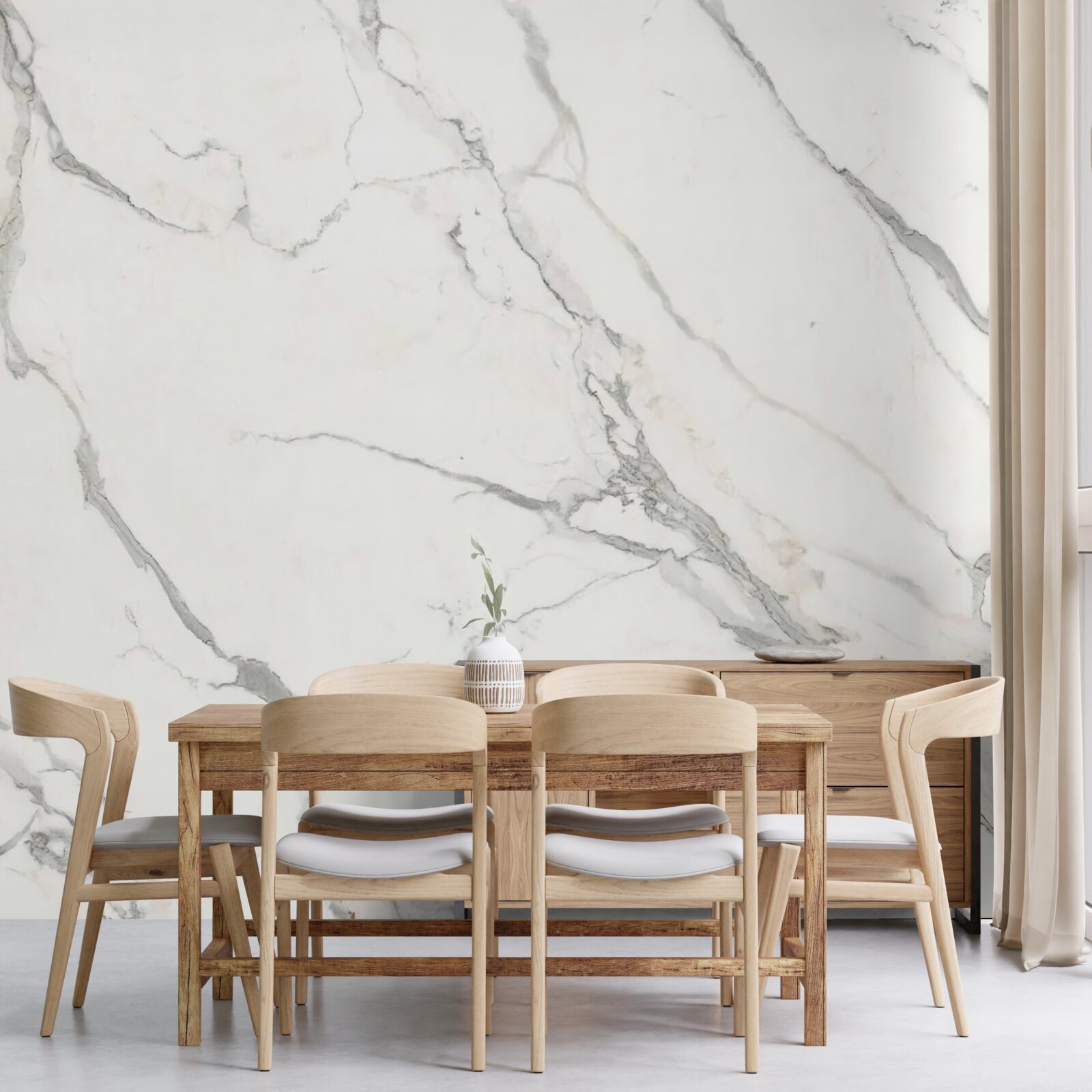 Fototapet fundal alb traversat cu linii gri