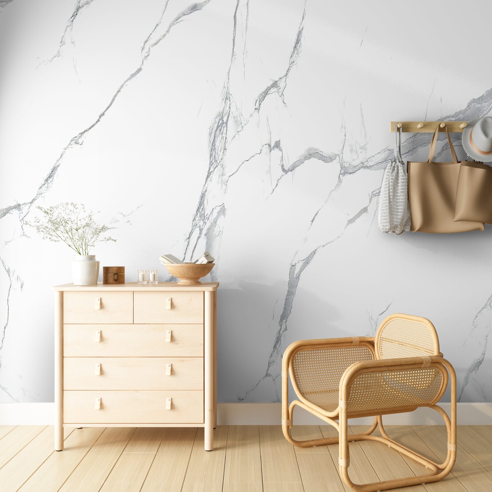 Fototapet fundal cu dungi albe