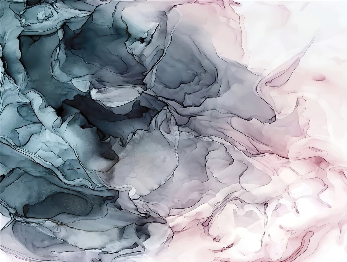 Fototapet urme multicolore de acuarelă