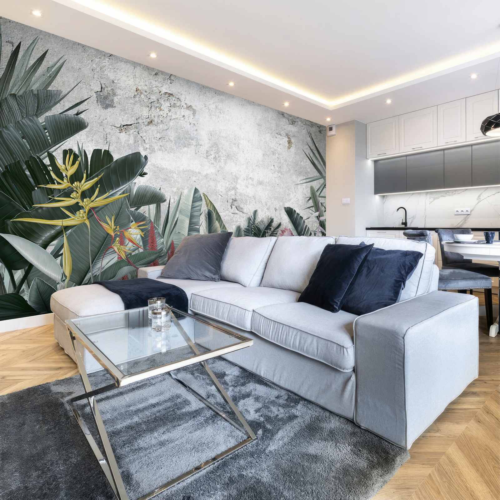 Fototapet diverse zone verzi tropicale