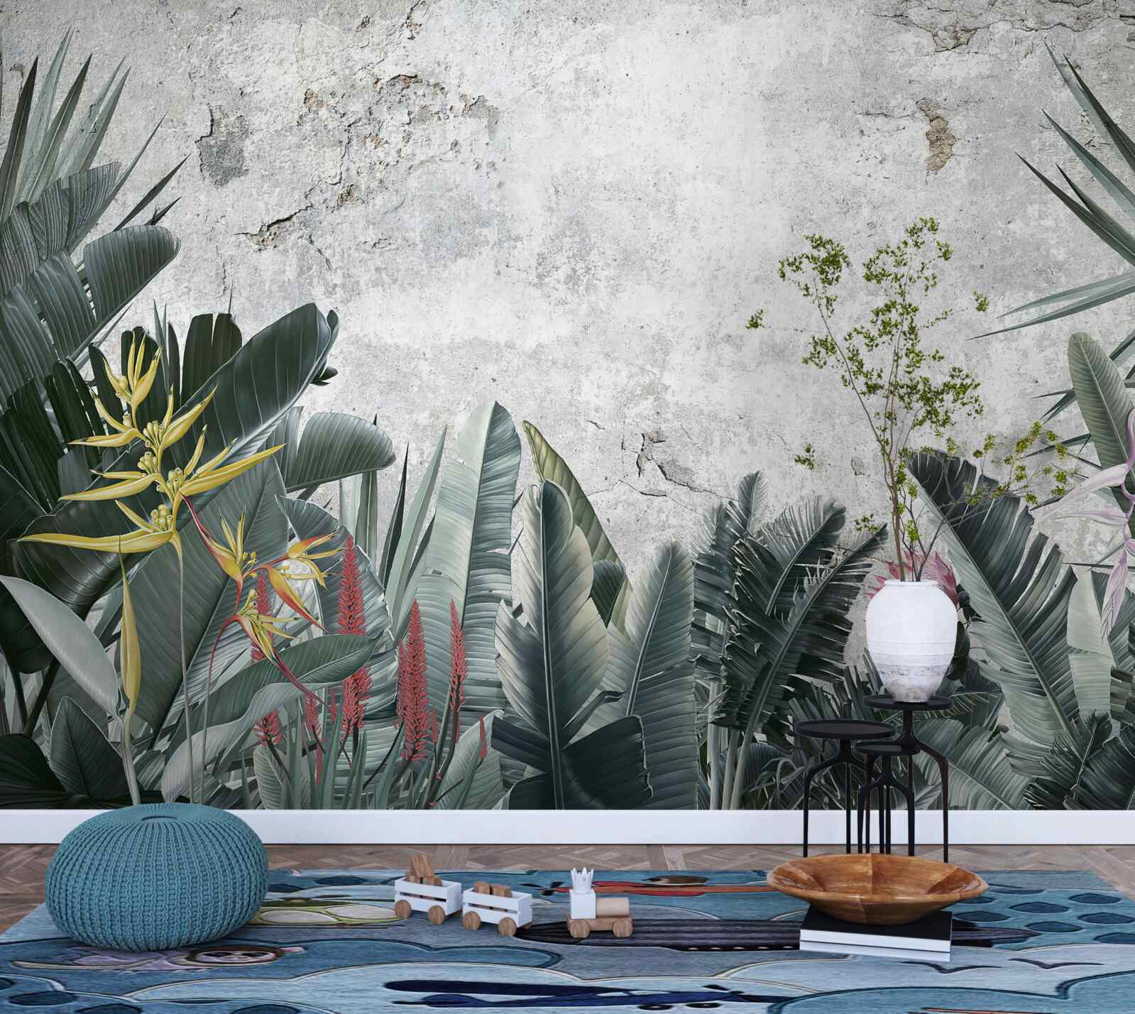 Fototapet diverse zone verzi tropicale