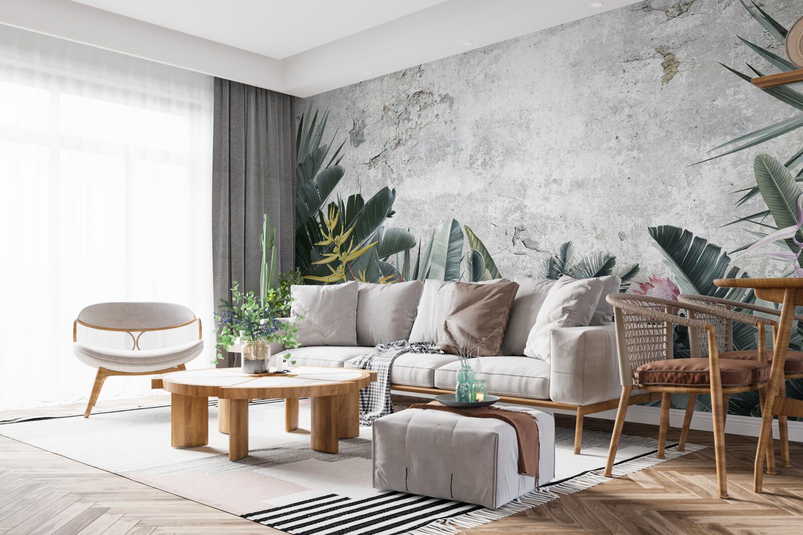 Fototapet diverse zone verzi tropicale