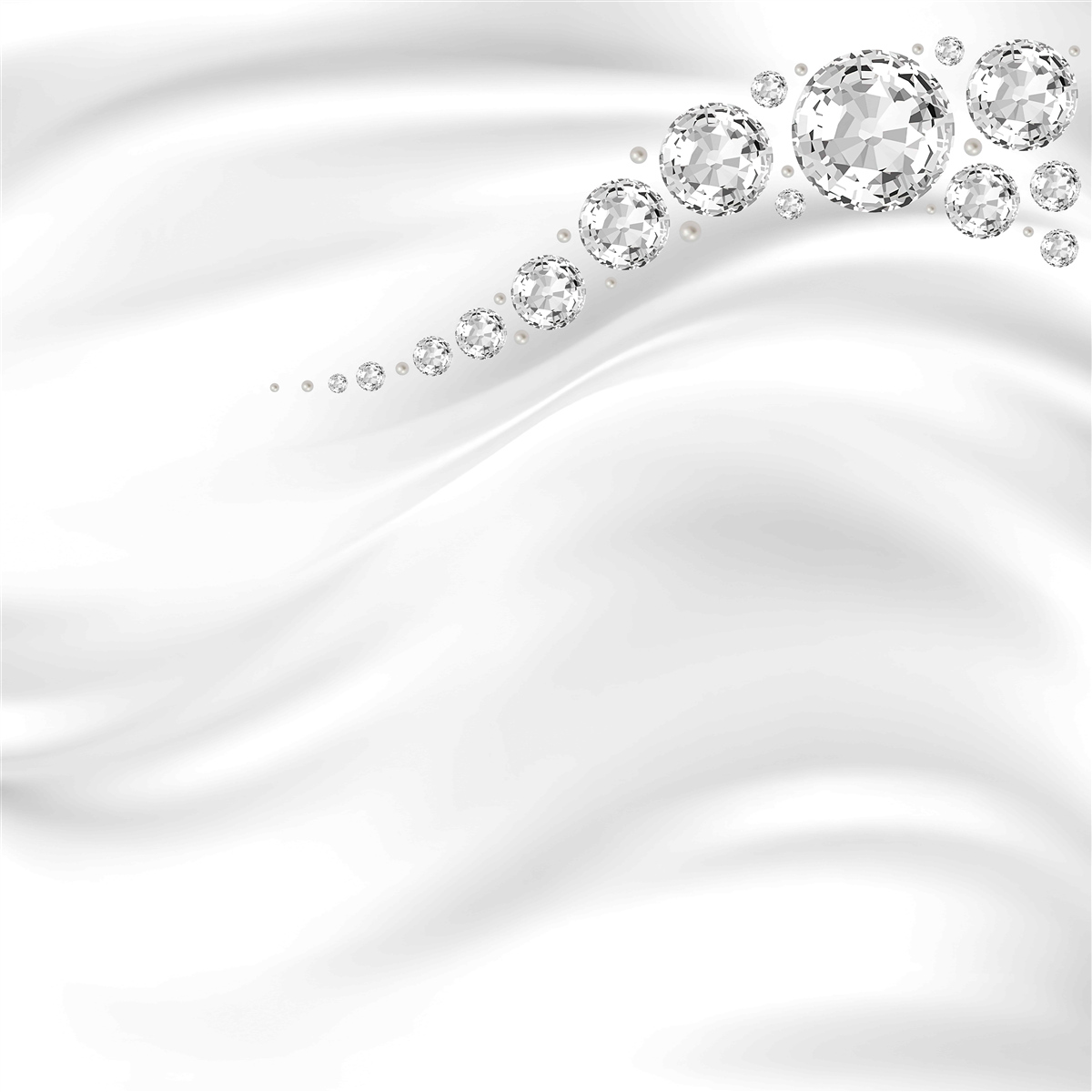 Fototapet valuri de zăpadă și minerale prețioase