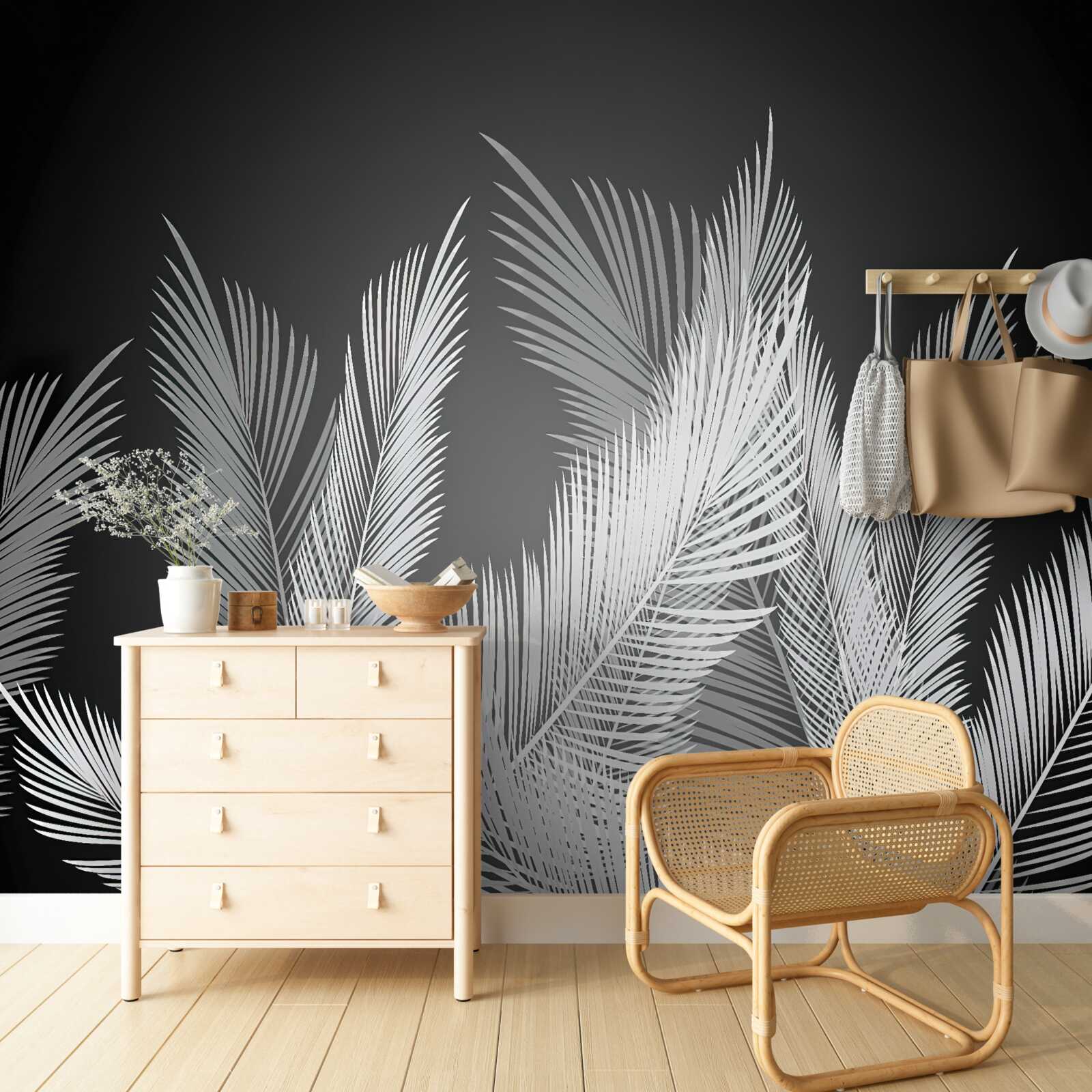 Fototapet frunze mari, elegante