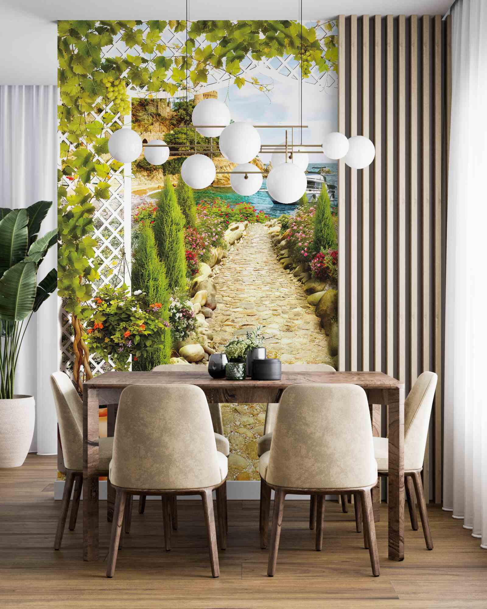 Fototapet drumul spre mare și spre navă