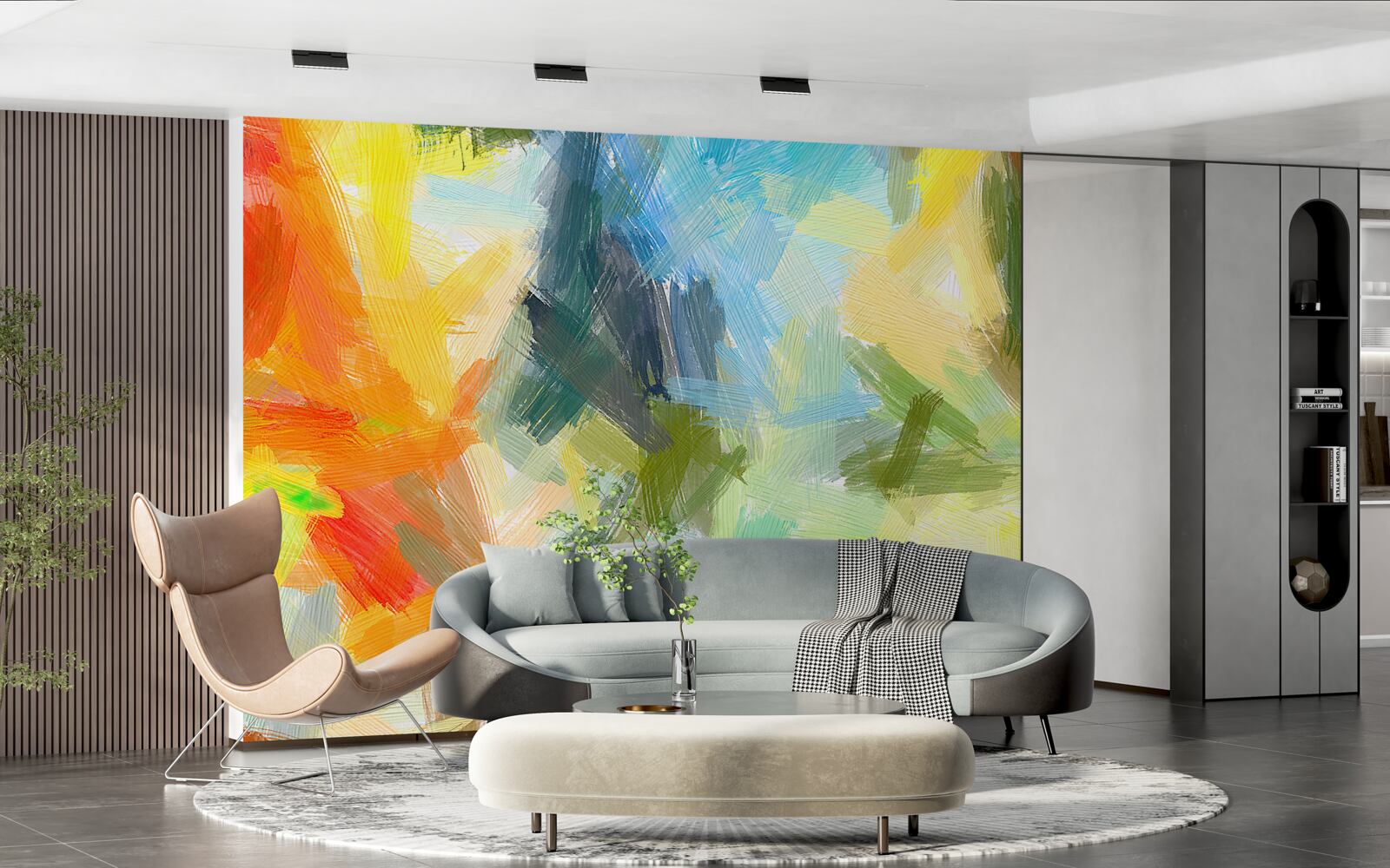 Fototapet imagine în diferite culori