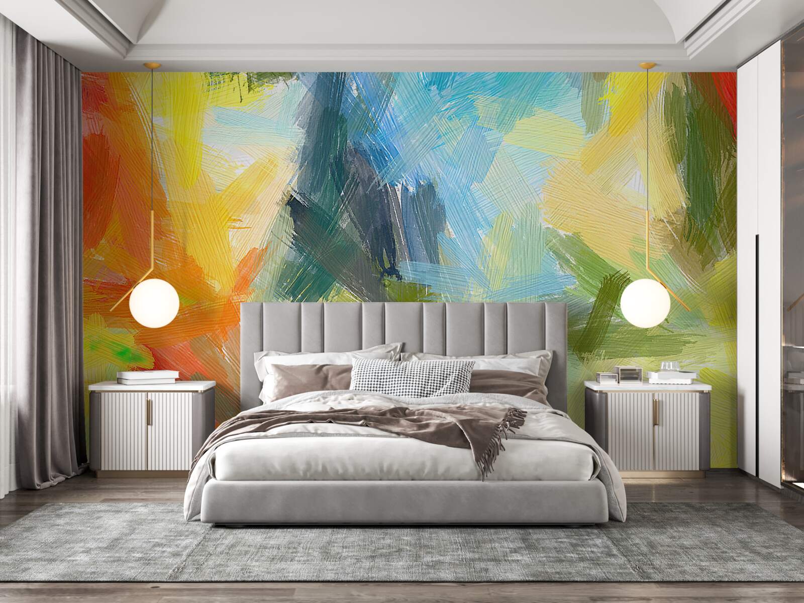 Fototapet imagine în diferite culori