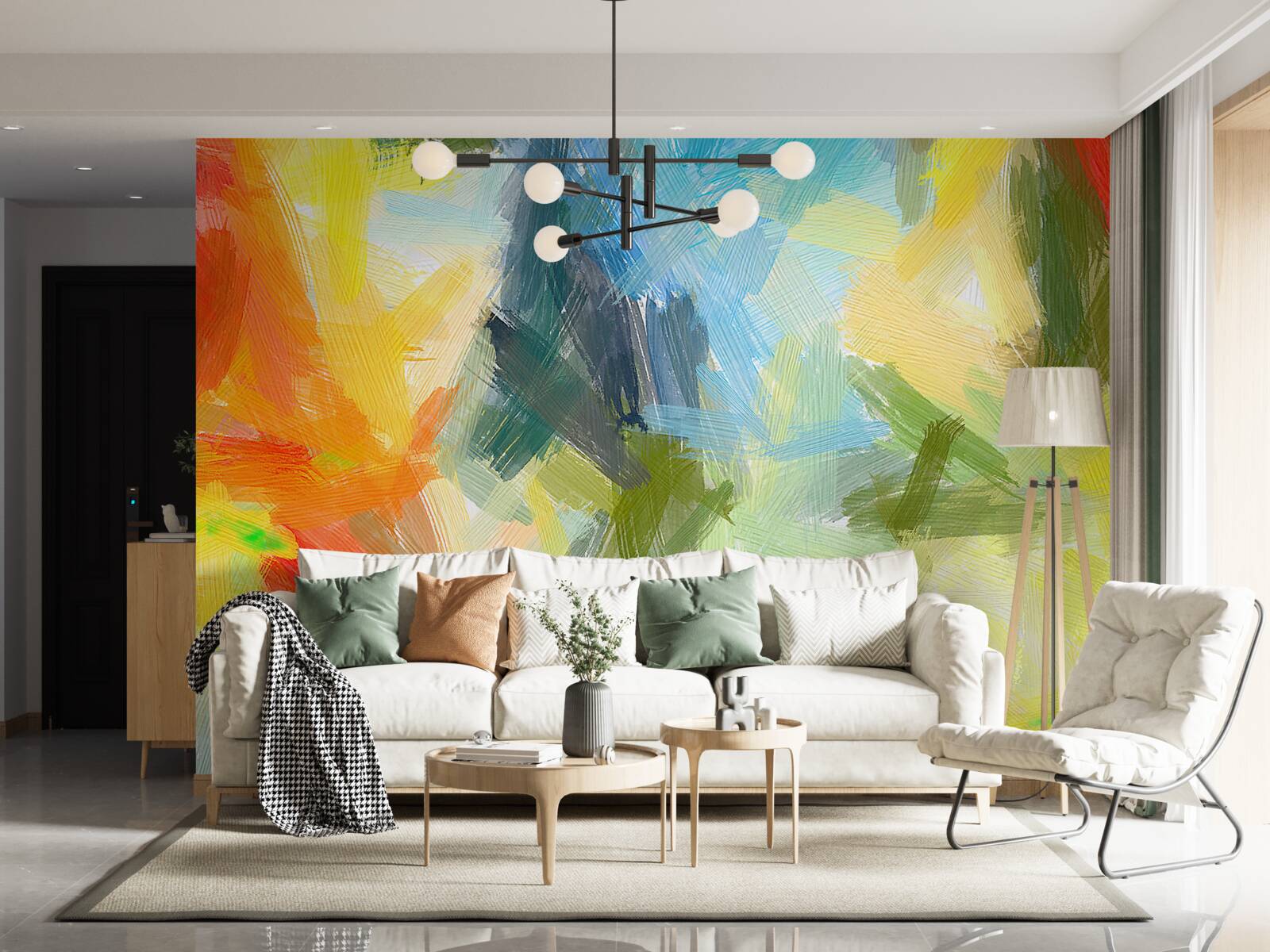 Fototapet imagine în diferite culori