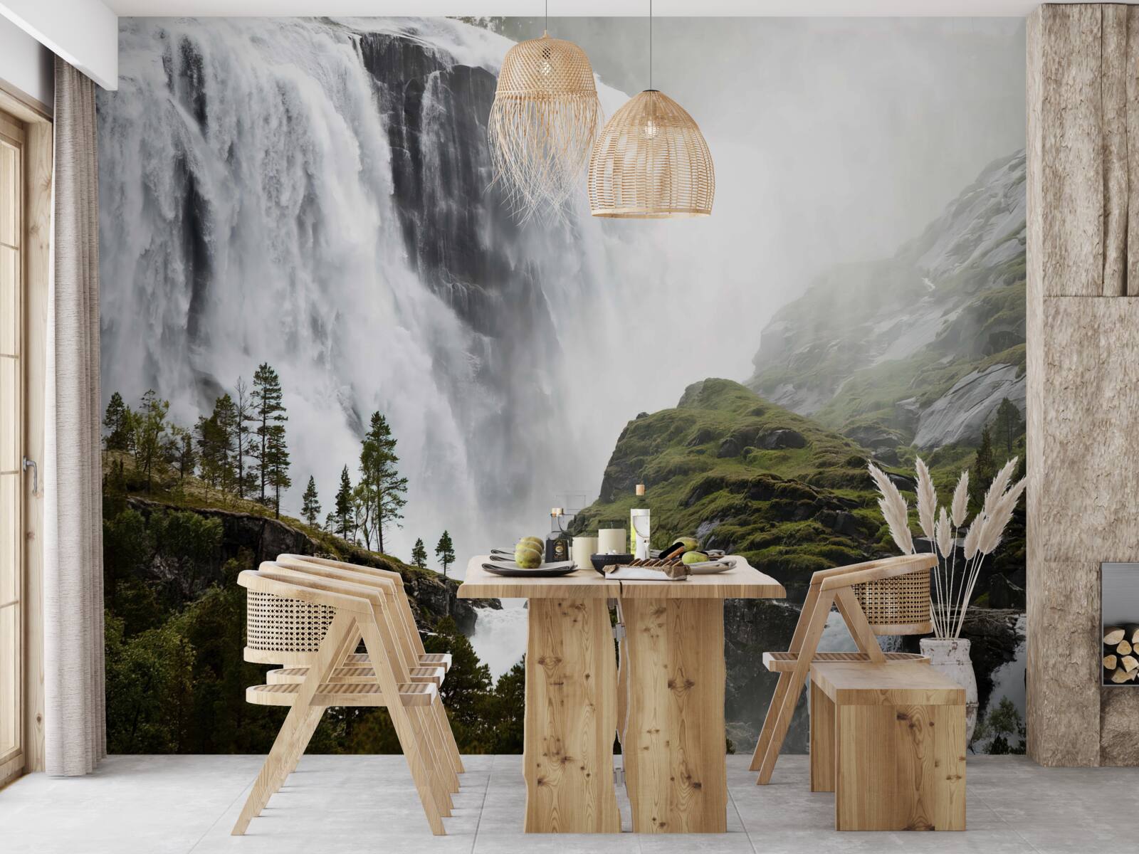 Fototapet cascadă maiestuoasă