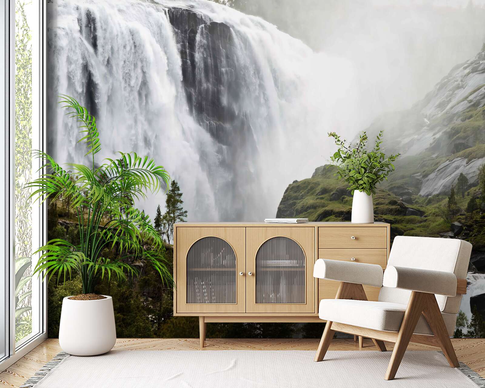 Fototapet cascadă maiestuoasă