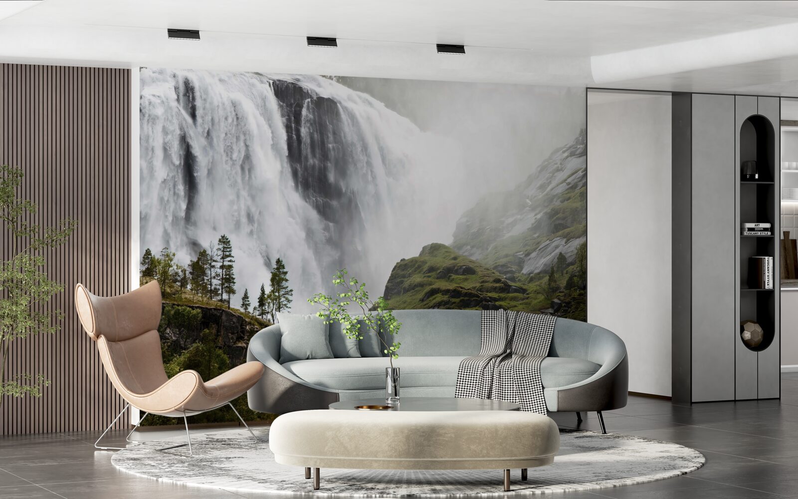 Fototapet cascadă maiestuoasă