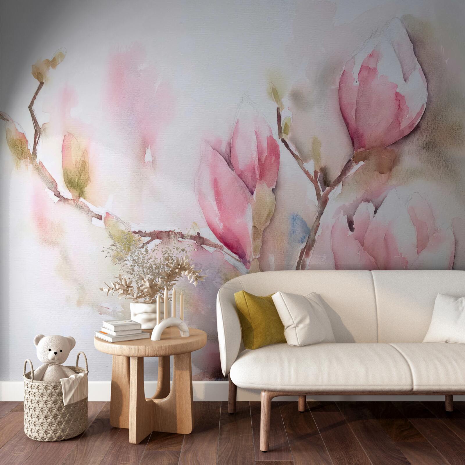 Fototapet muguri roz