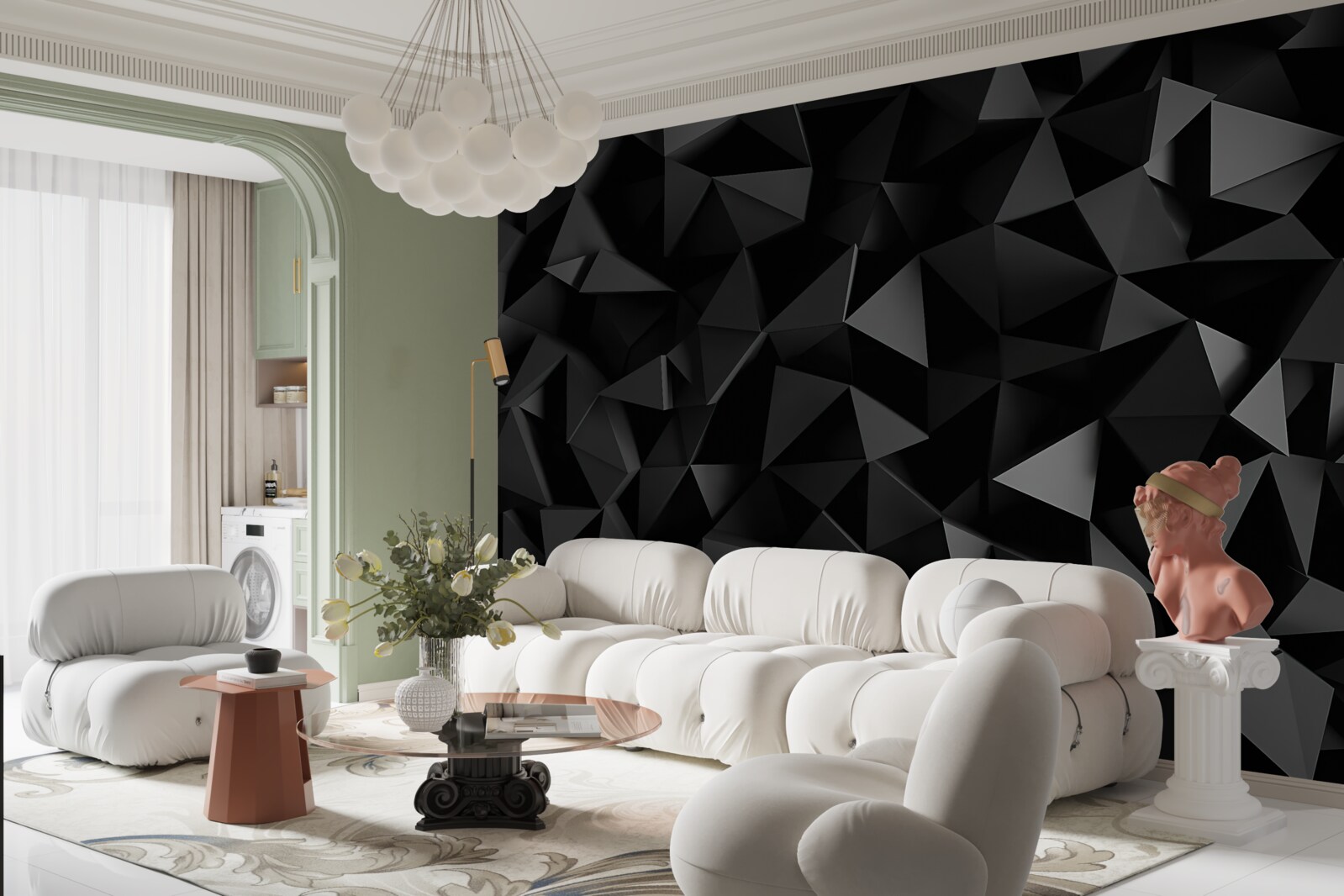 Fototapet compoziția de forme geometrice